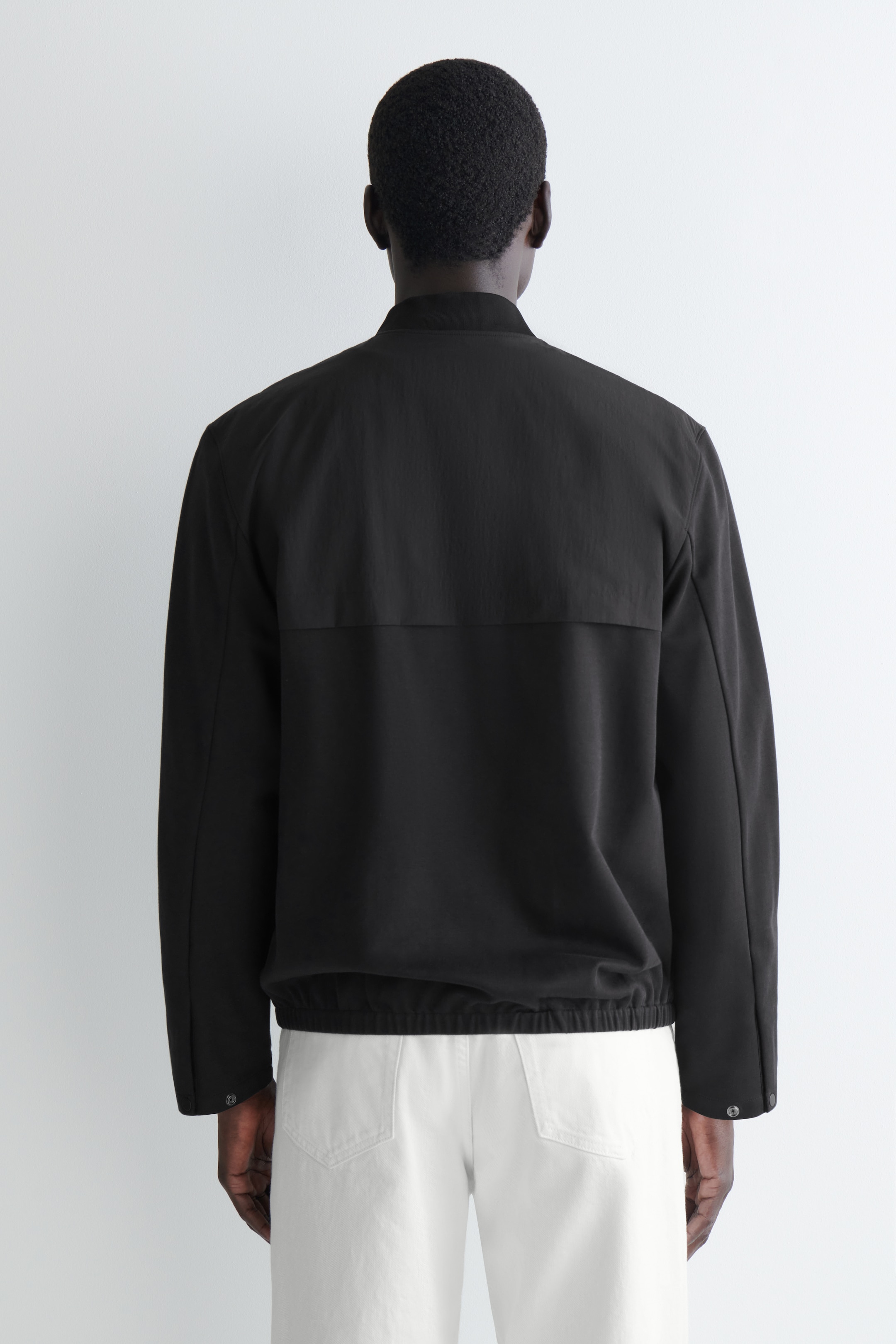 Ver imagem maior: Casaco bomber com painéis de nylon - PRETO - HOMEM | H&M PT 5
