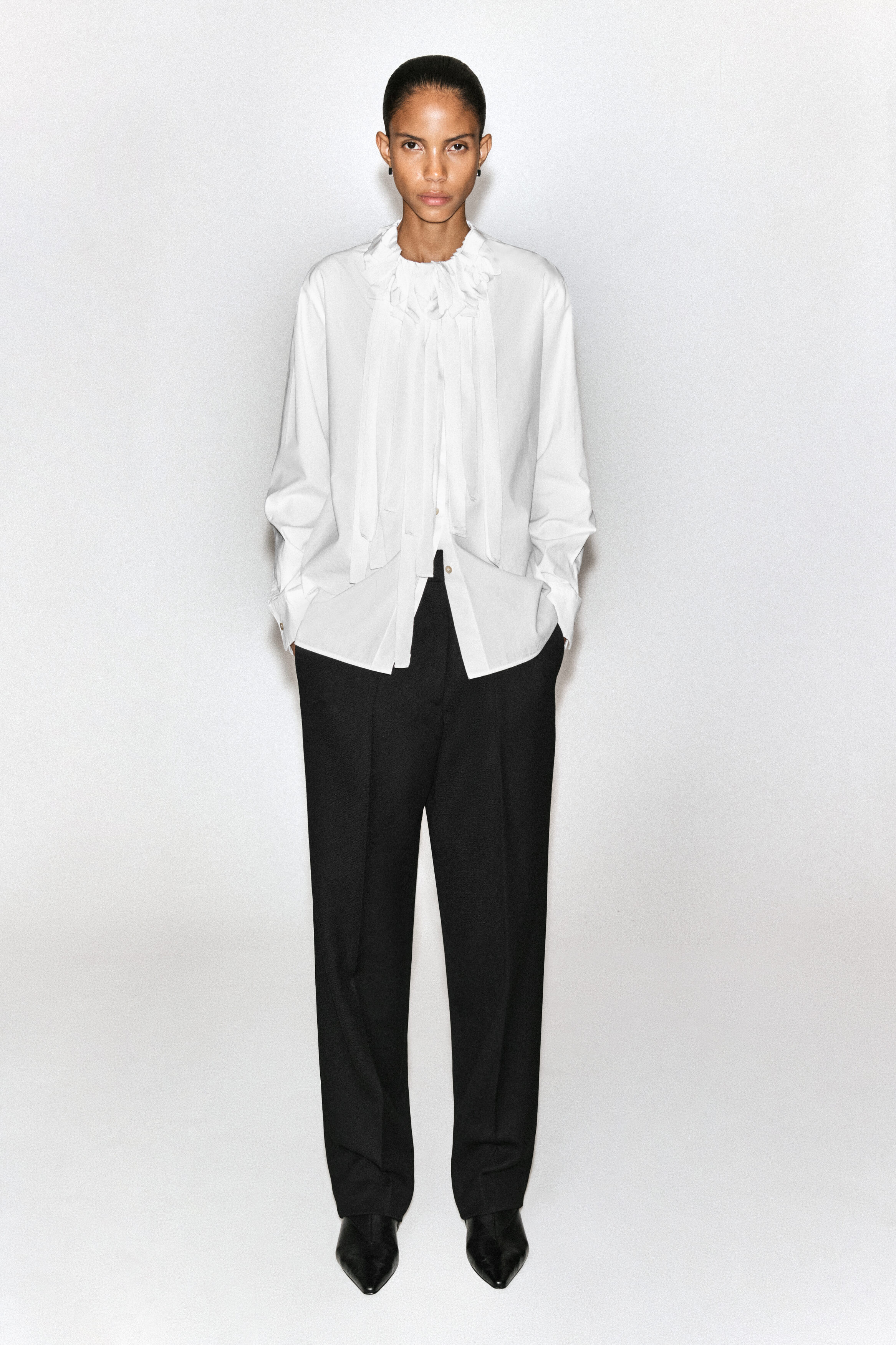 GROSGRAIN BIB-FRONT COTTON SHIRT - thumbnail 2
