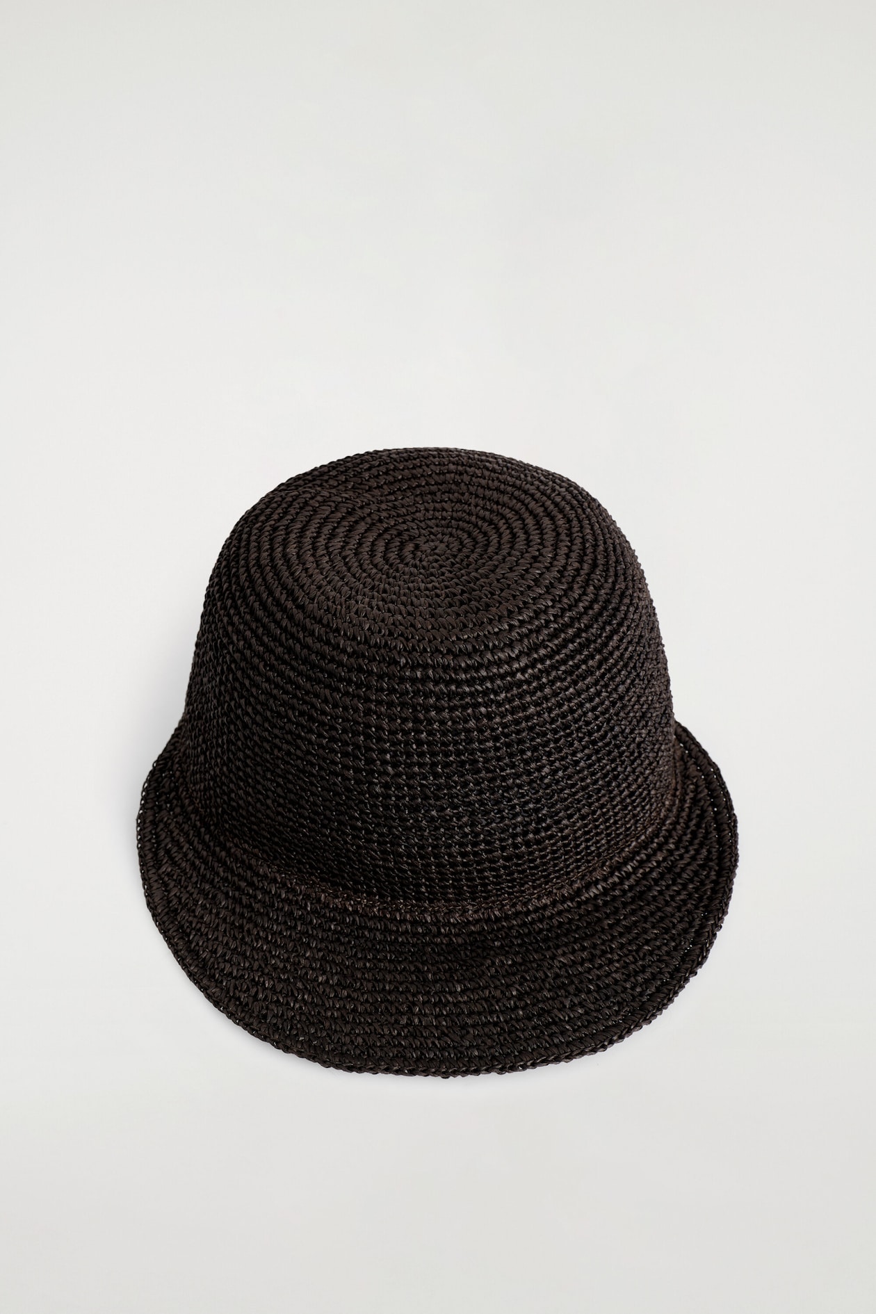 WOVEN PAPER CAP — BROWN