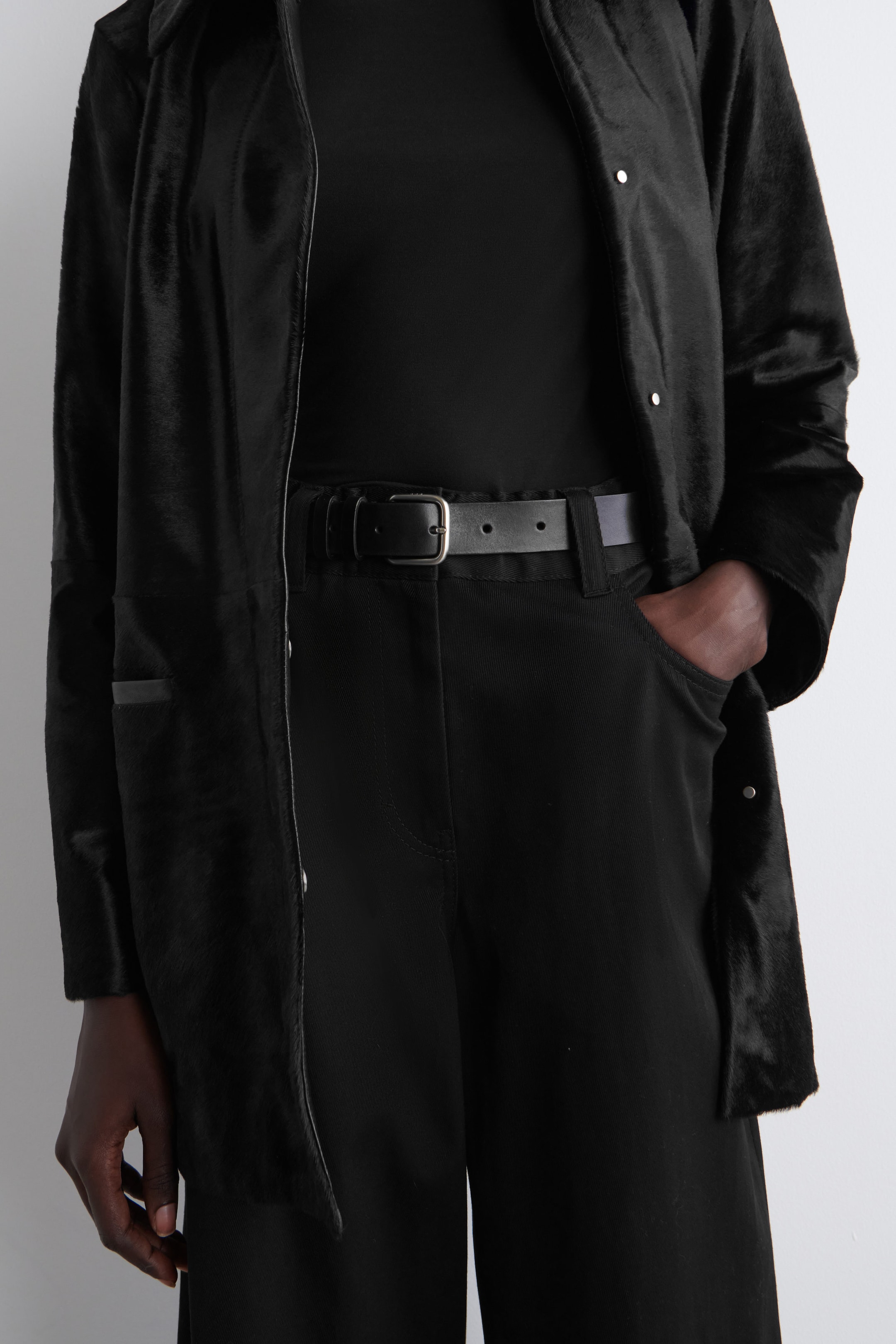 WIDE-LEG COTTON TROUSERS