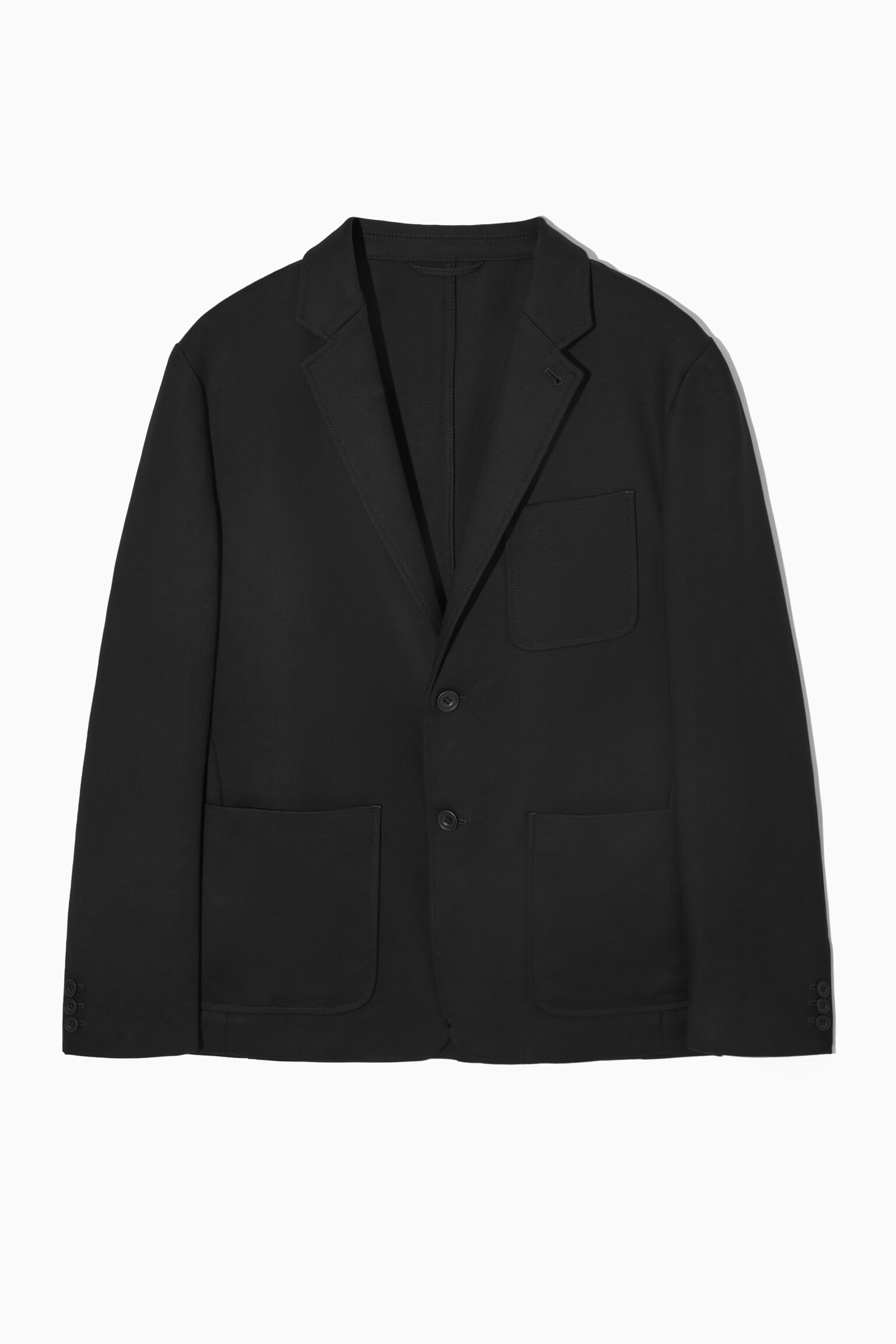 BLAZER REGULAR SERGÉ - NOIR - 1