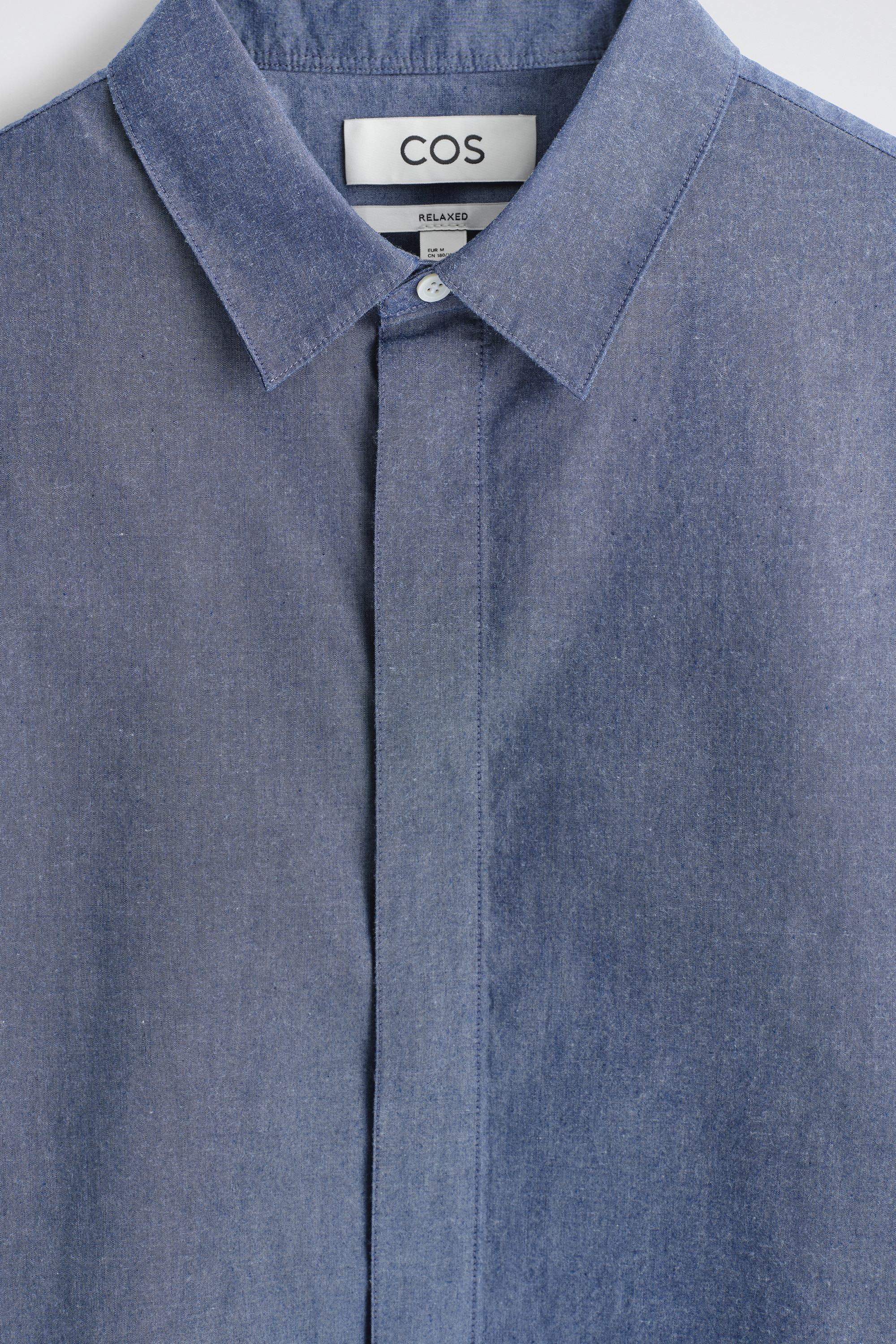 CHAMBRAY LONG-SLEEVE SHIRT
