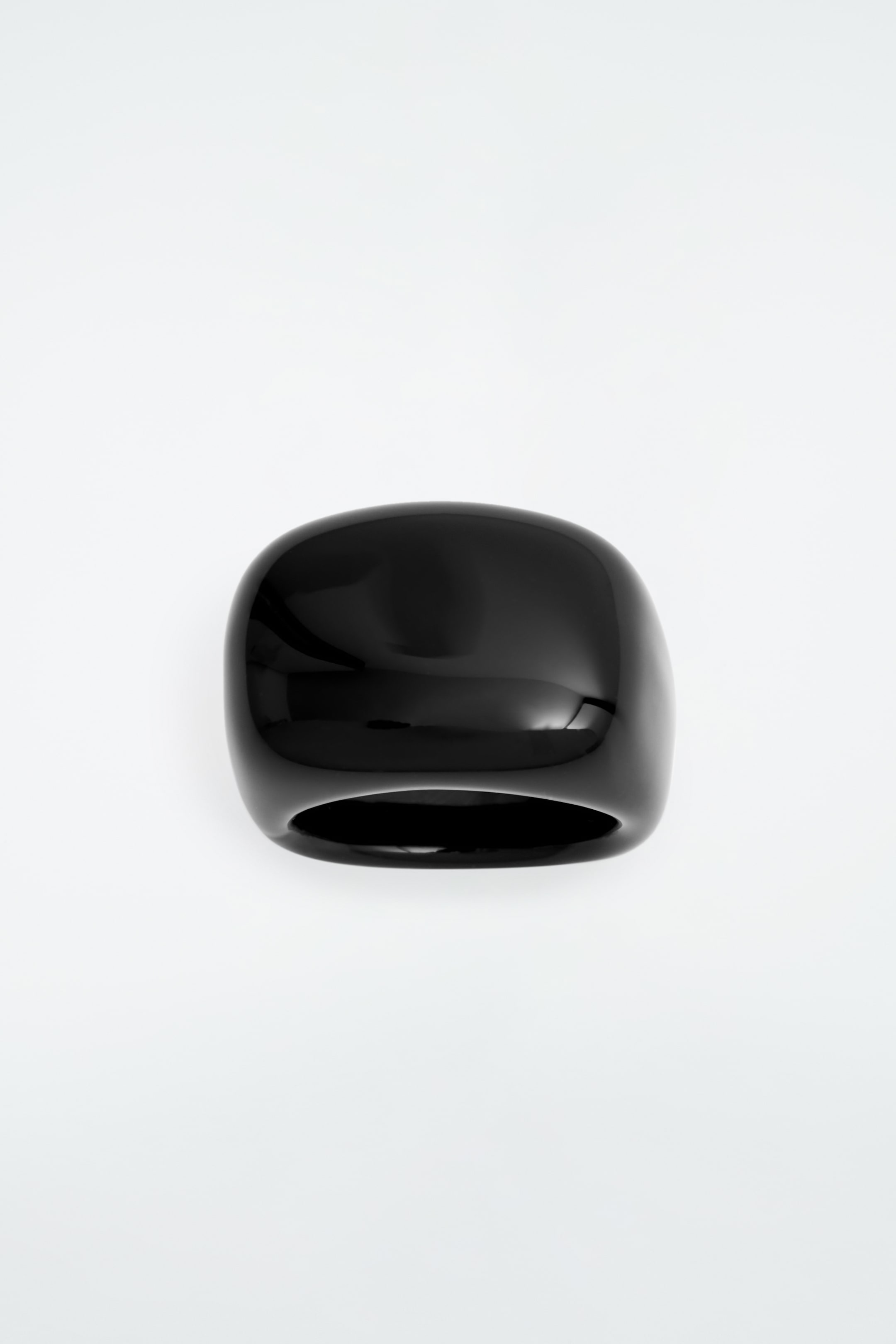 Größeres Bild ansehen: ABGERUNDETER GLASRING - SCHWARZ - Ladies | H&M DE 3