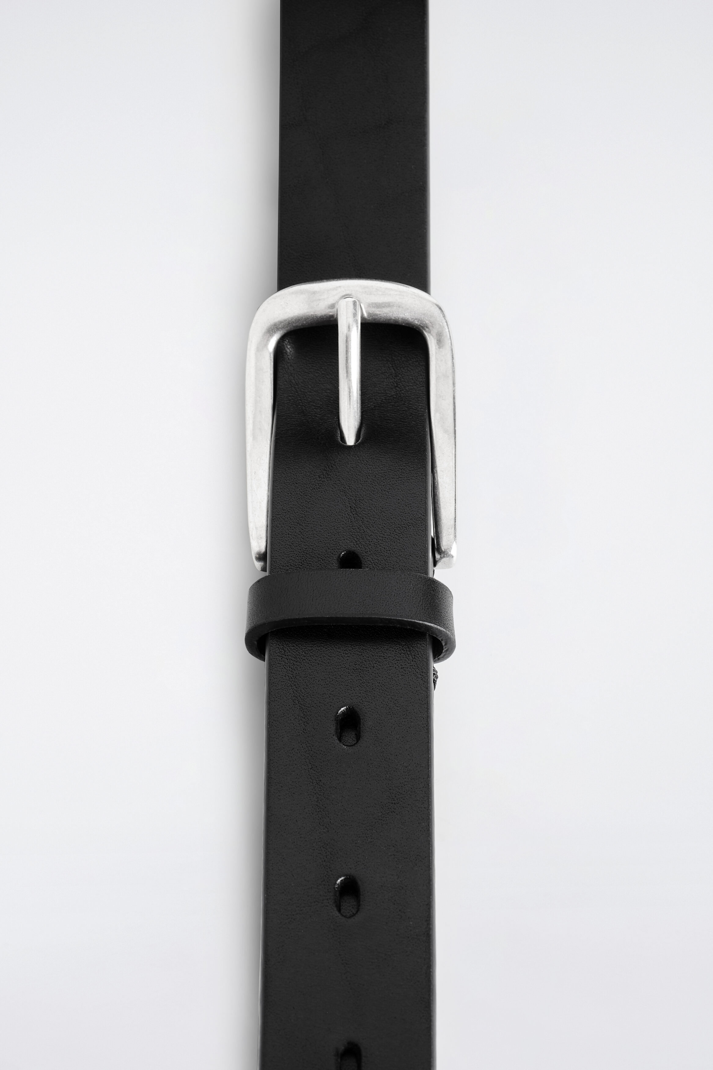 SQUARE-BUCKLE LEATHER BELT - thumbnail 3
