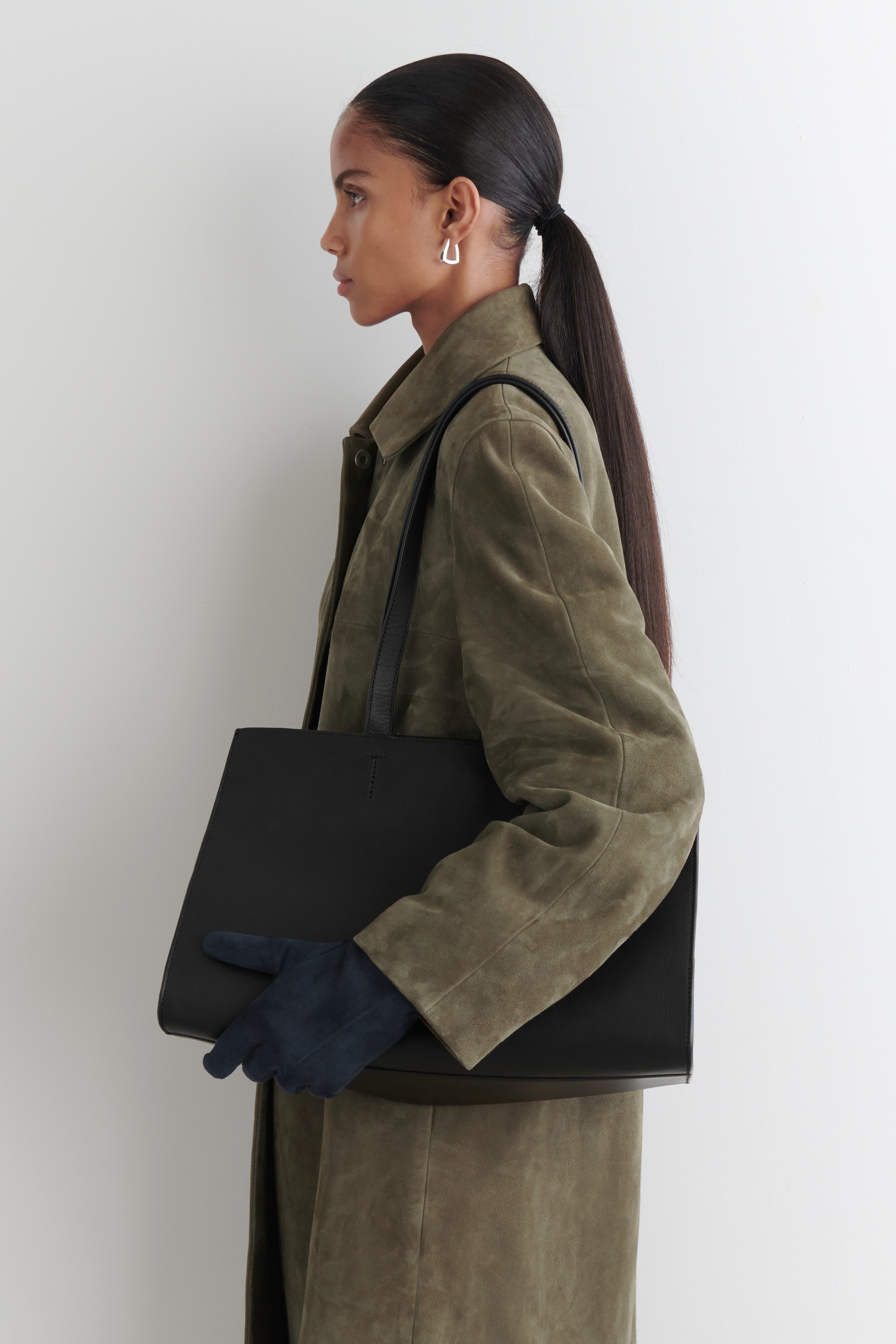 Größeres Bild ansehen: HANDSCHUHE AUS VELOURSLEDER MIT KASCHMIRFUTTER - NAVYBLAU - Ladies | H&M DE 1