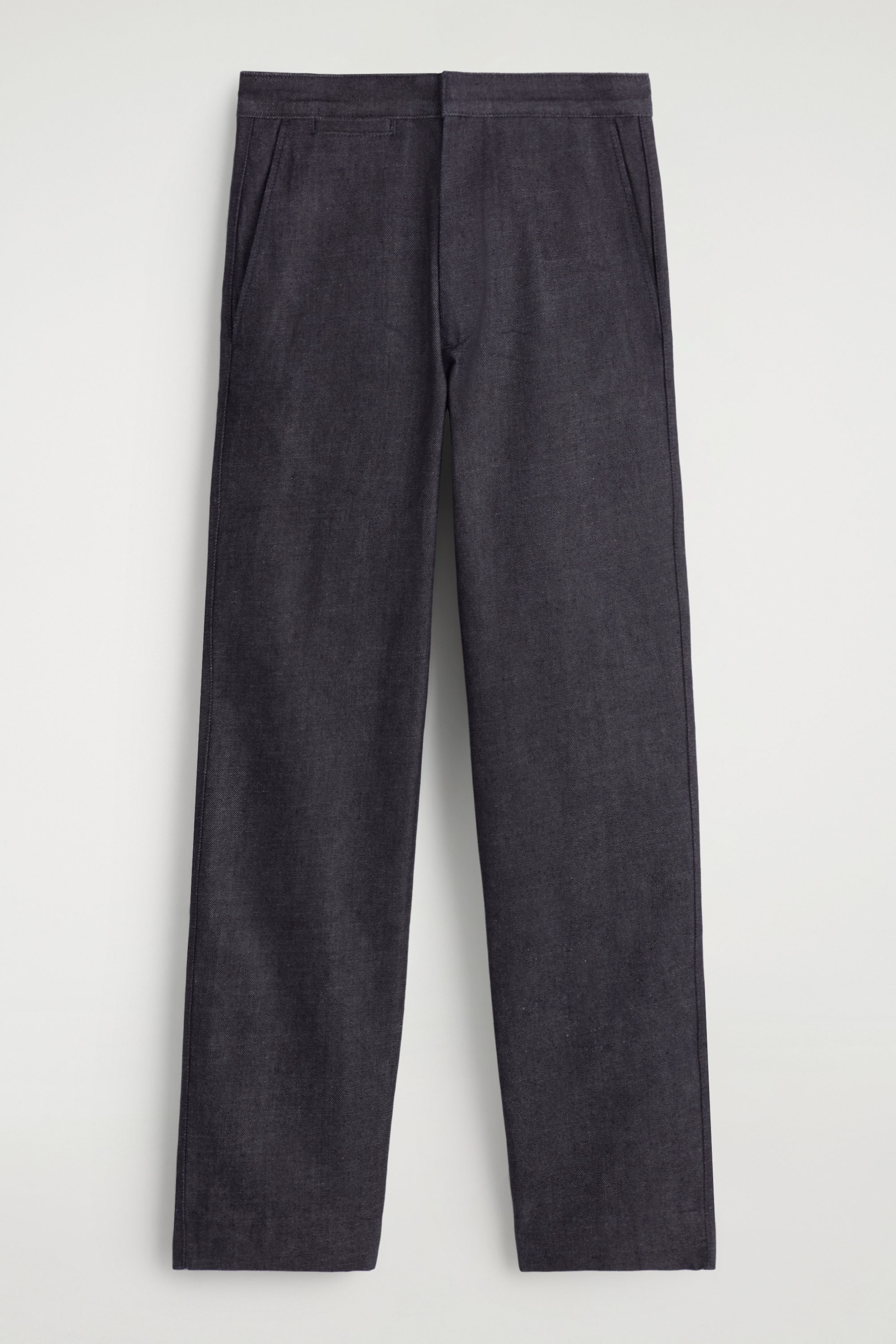 STRAIGHT-LEG DENIM PANTS
