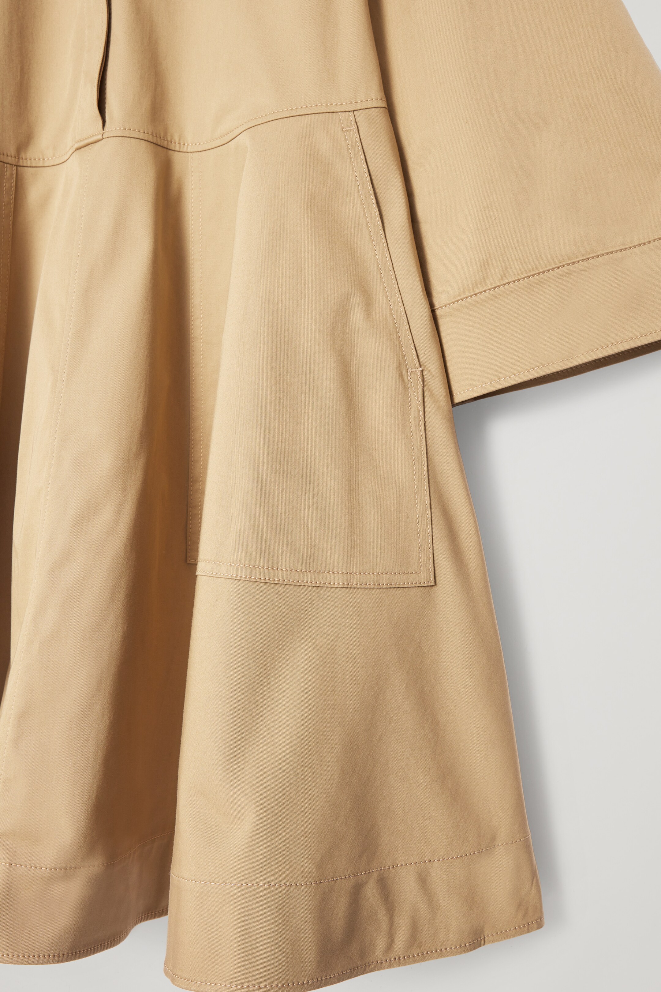 Grösseres Bild ansehen: HEMDBLUSENKLEID AUS BAUMWOLLE IM UTILITY-STIL - BEIGE - DAMEN | H&M CH 3