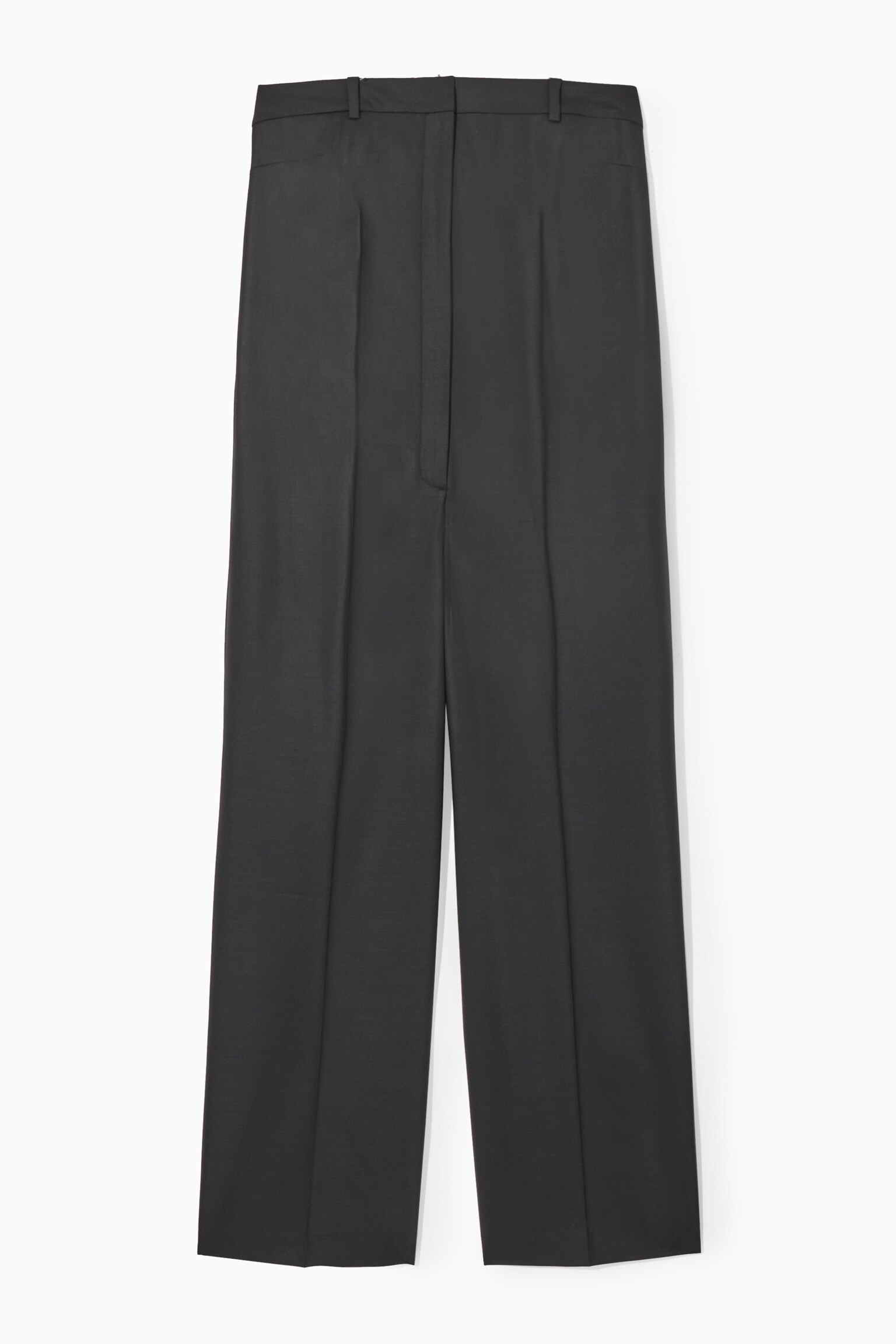 TRÄGERLOSER, ELEGANTER JUMPSUIT AUS WOLLE - SCHWARZ