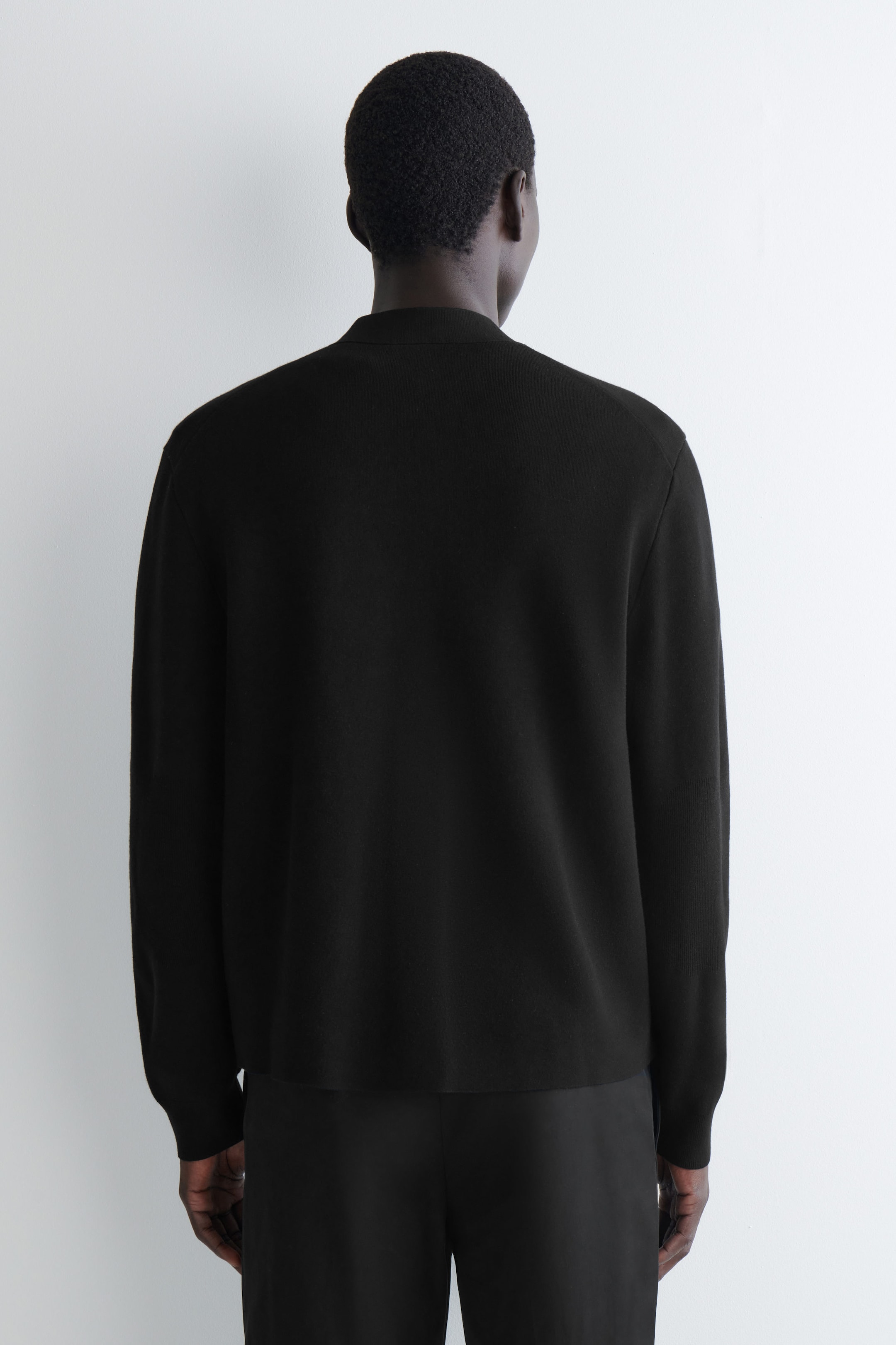 DOUBLE-FACED KNITTED CARDIGAN