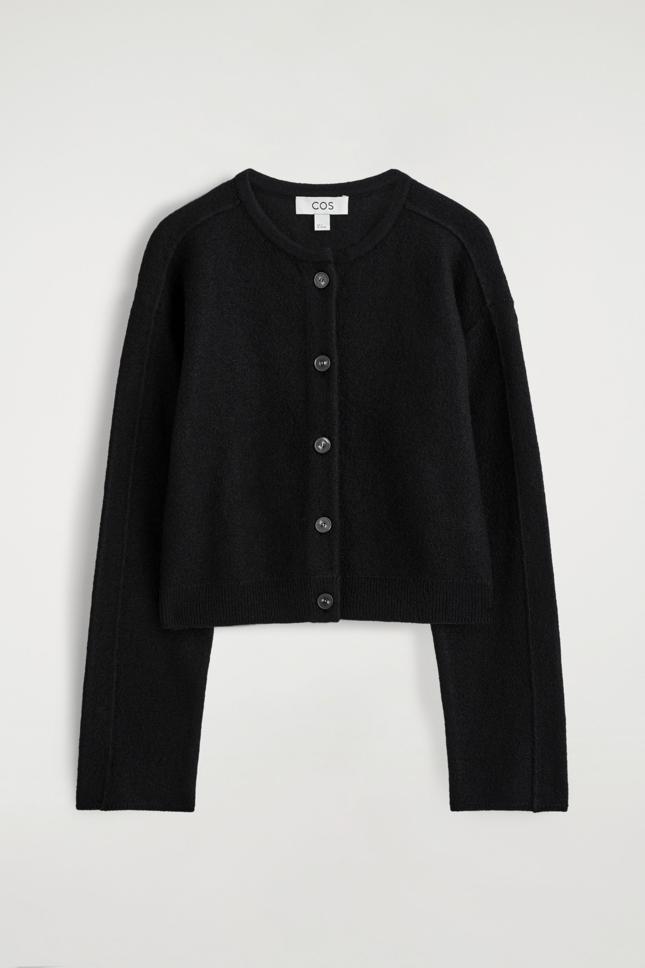 BOILED-WOOL CARDIGAN