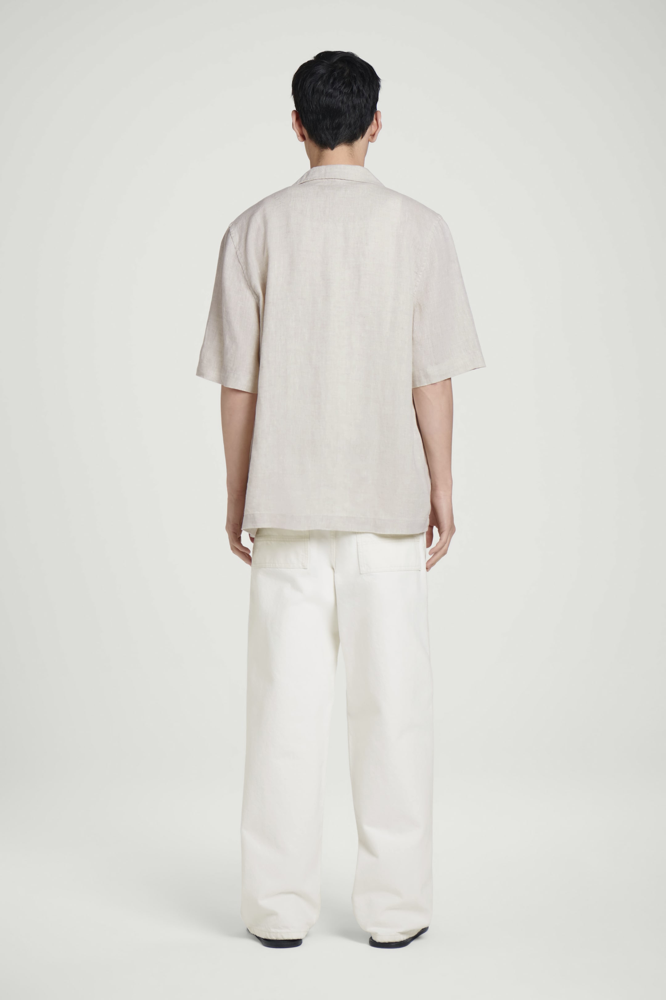 Grösseres Bild ansehen: KURZARMHEMD AUS LEINEN - BEIGE/UNGEFÄRBT - HERREN | H&M CH 5