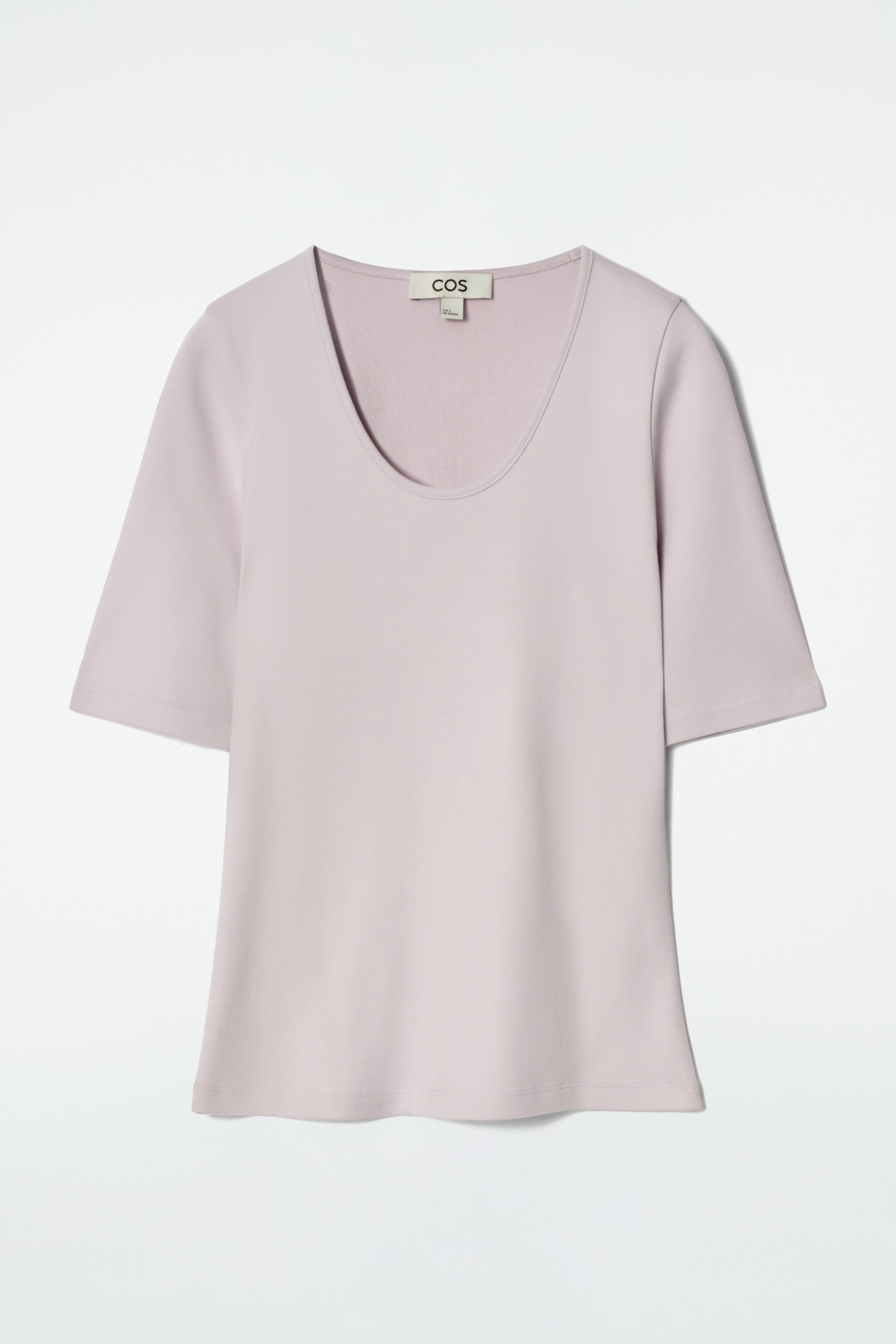 Vezi imaginea mai mare: TRICOU SLIM CU DECOLTEU ROTUND DIN BUMBAC - LILIAC - FEMEI | H&M RO 6
