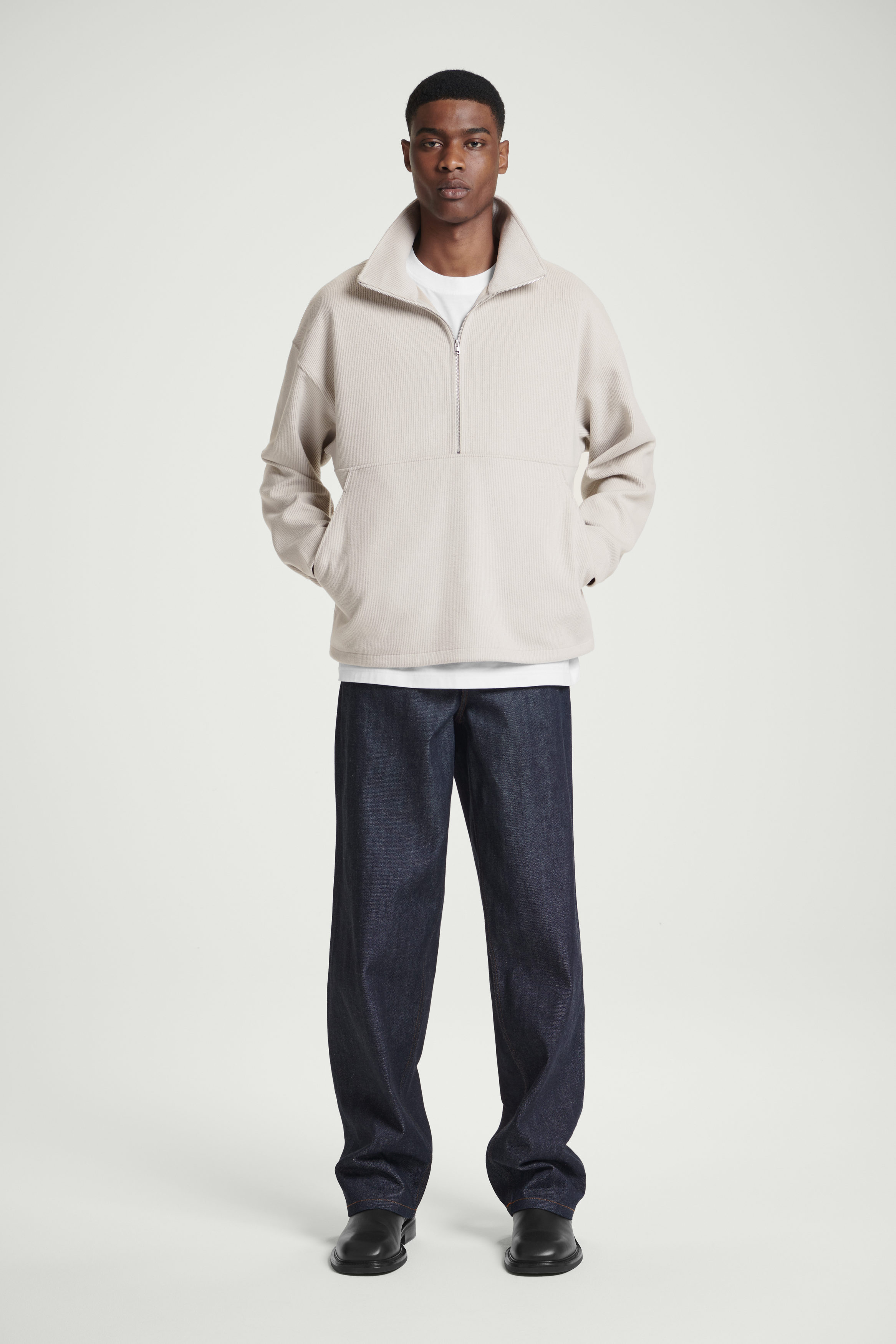 ニット・セーター IONSEOUL cali KNIT ZIP-UP JE561 ZIP-UP KNITTED CARDIGAN | Grey | .OBJECT CI Austria