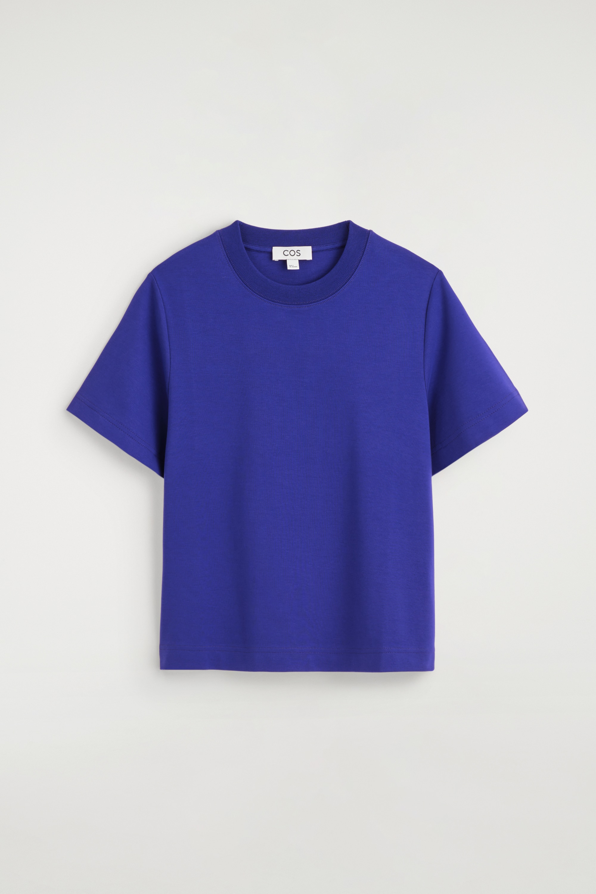 CLEAN CUT T-SHIRT - COBALT BLUE/DARK BROWN/WHITE / ORANGE/DARK GREEN/NAVY / RED / STRIPED/YELLOW/BLACK / WHITE / RED / STRIPED/WHITE/BLACK/DARK-GREY MÉLANGE/PINK/IVORY / YELLOW / STRIPED