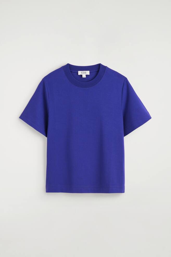 CLEAN CUT T-SHIRT - COBALT BLUE/WHITE/DARK-GREY MÉLANGE/BLACK/NAVY / RED / STRIPED/DARK GREEN/PINK/DARK BROWN/BLACK / WHITE / RED / STRIPED - 1
