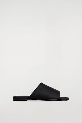 SCUBA SQUARE-TOE MULES — BLACK 4