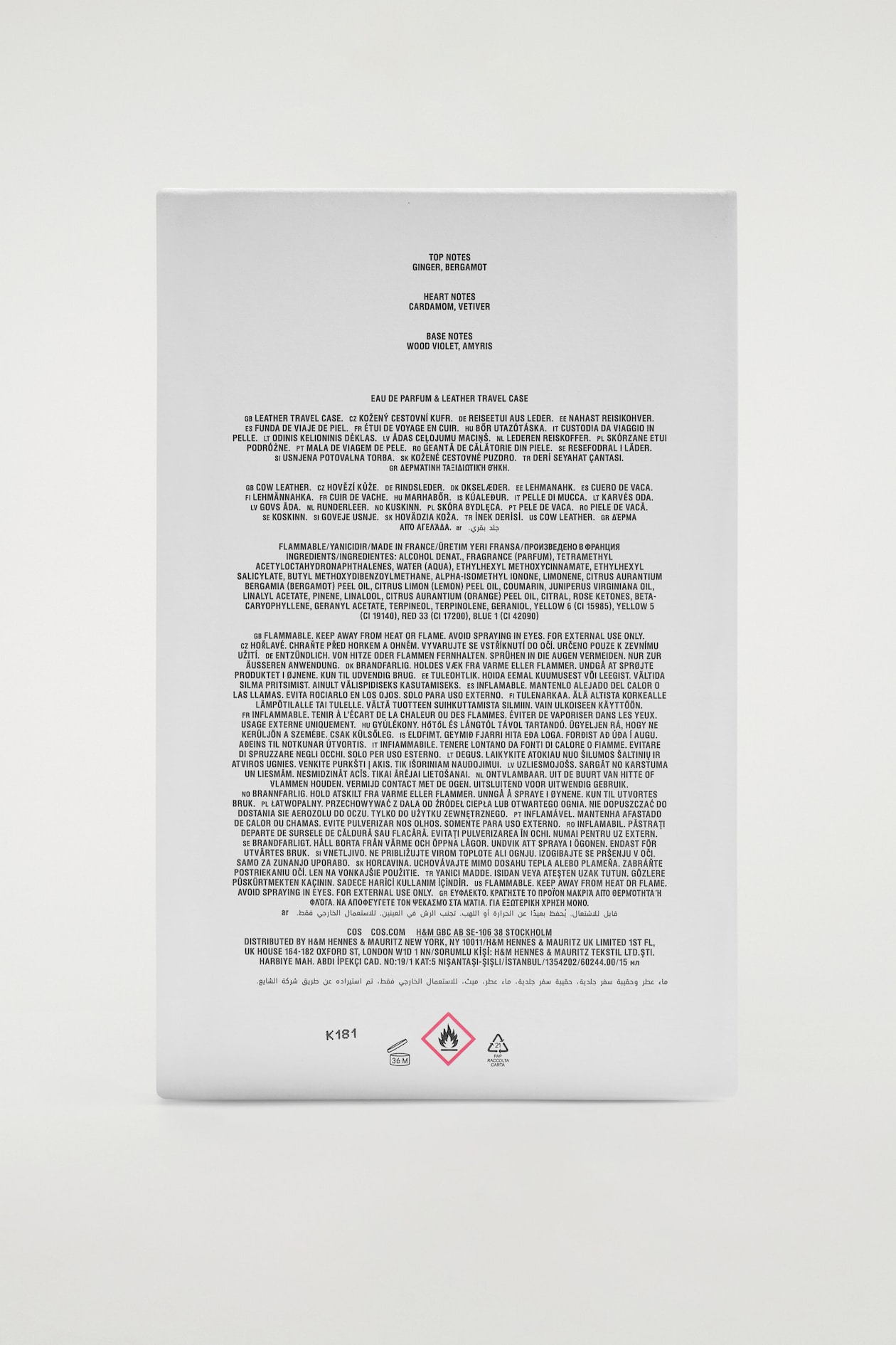 COS PERFUMERY GIFT SET — MYTHE