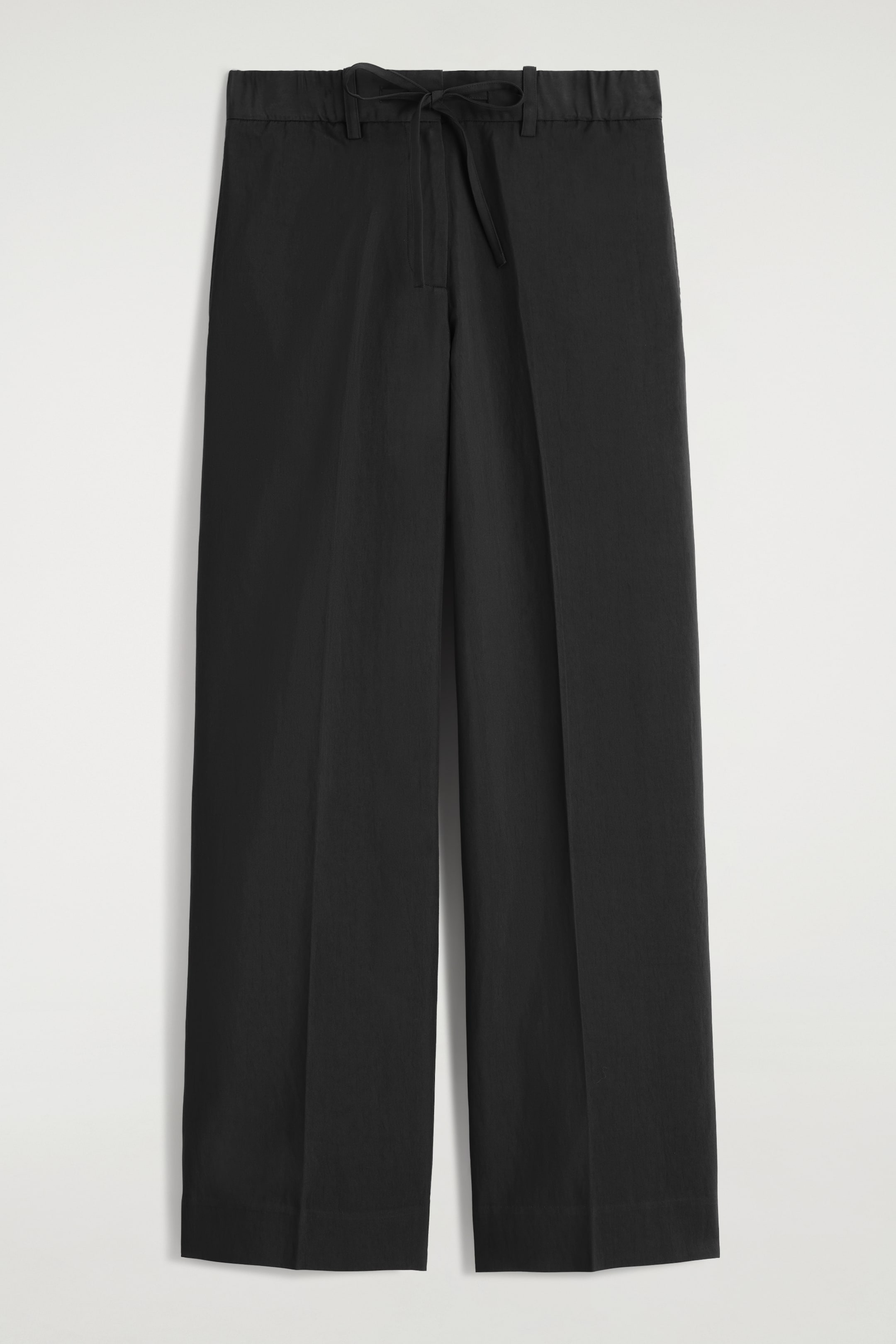 Agrandir l'image: PANTALON FLUIDE À TAILLE AJUSTABLE - NOIR - FEMME | H&M FR 5