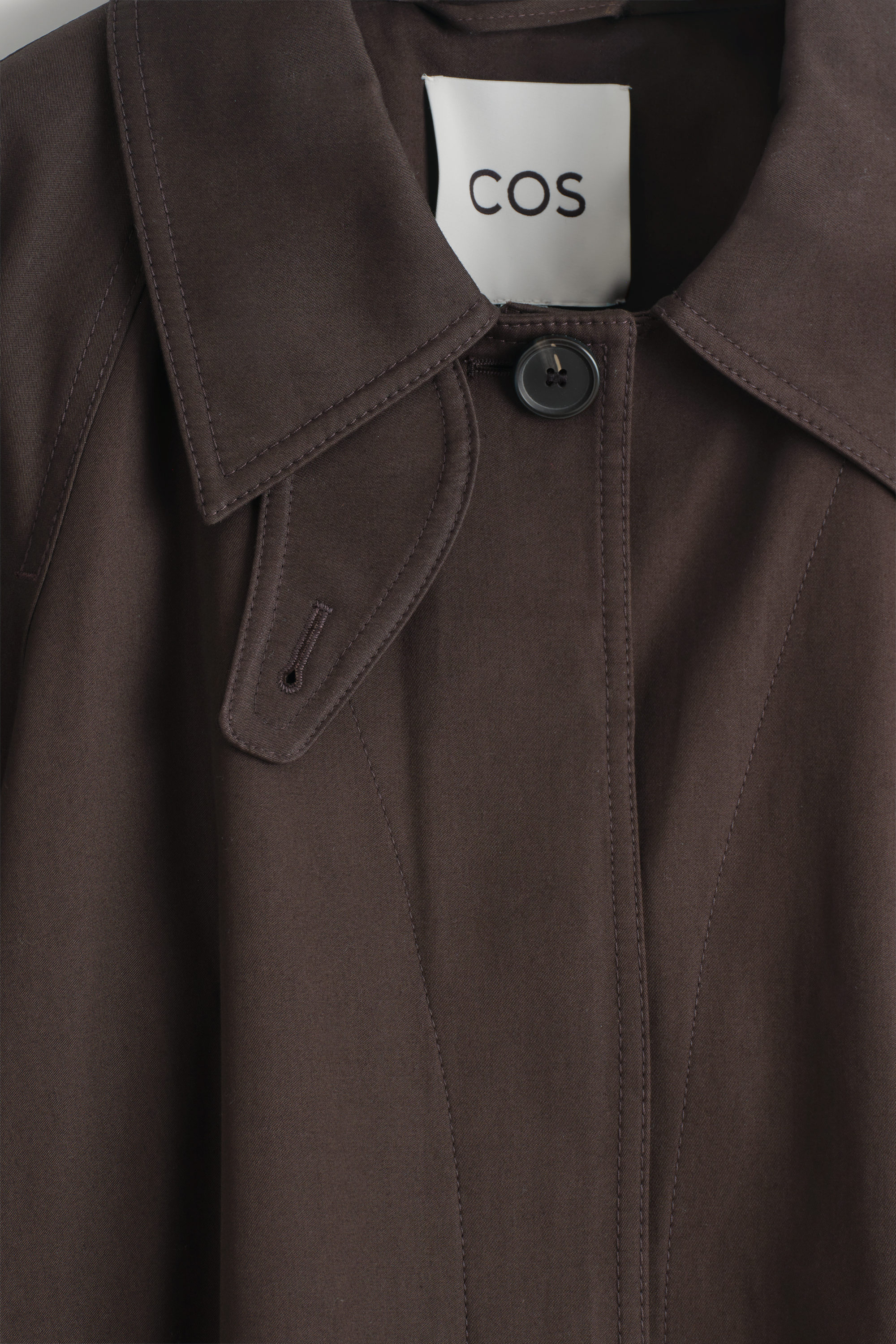 A-LINE TRENCH COAT - BROWN | COS US