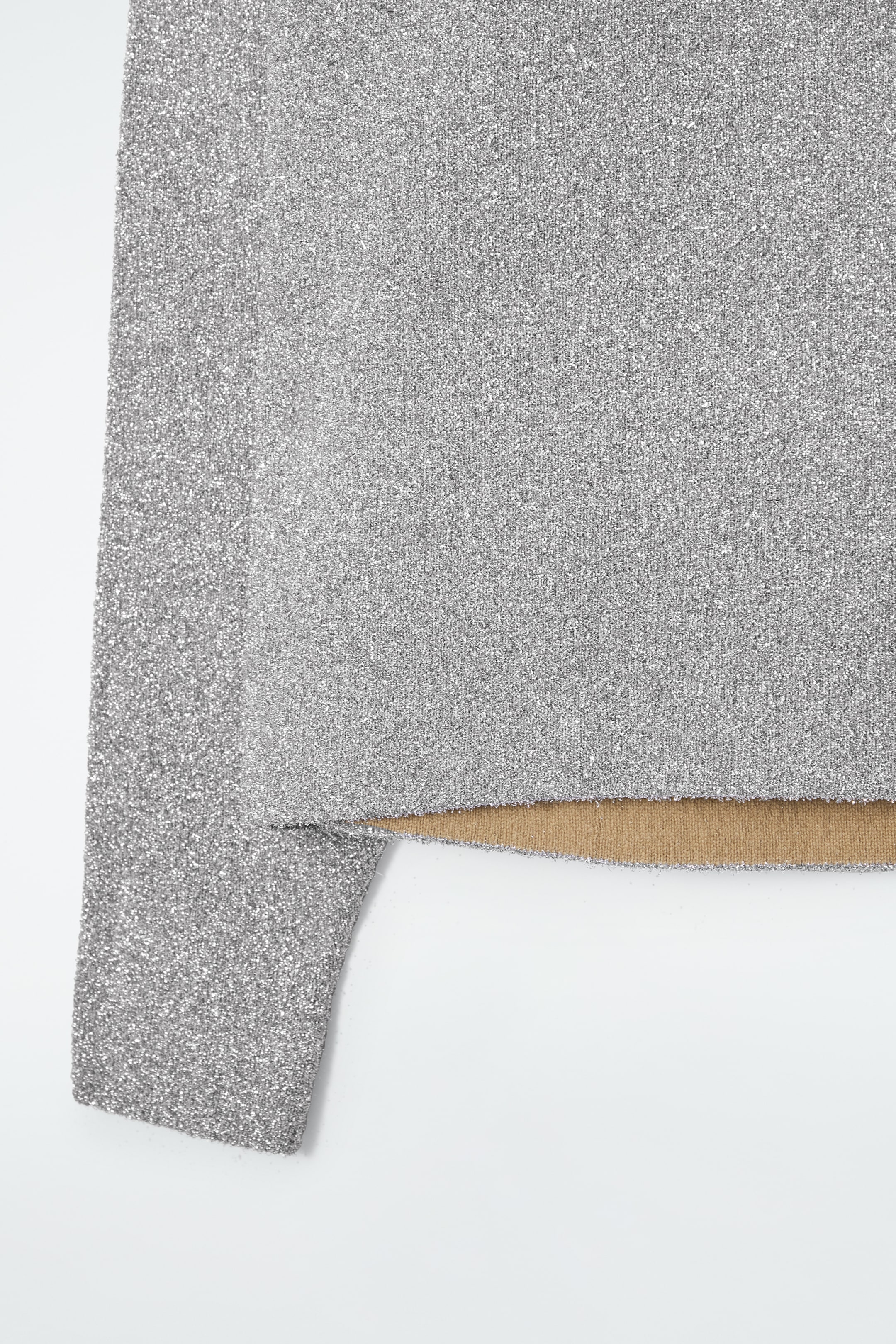 View larger image: OVERSIZED SPARKLY MERINO WOOL JUMPER - SILVER - Ladies | H&M GB 7