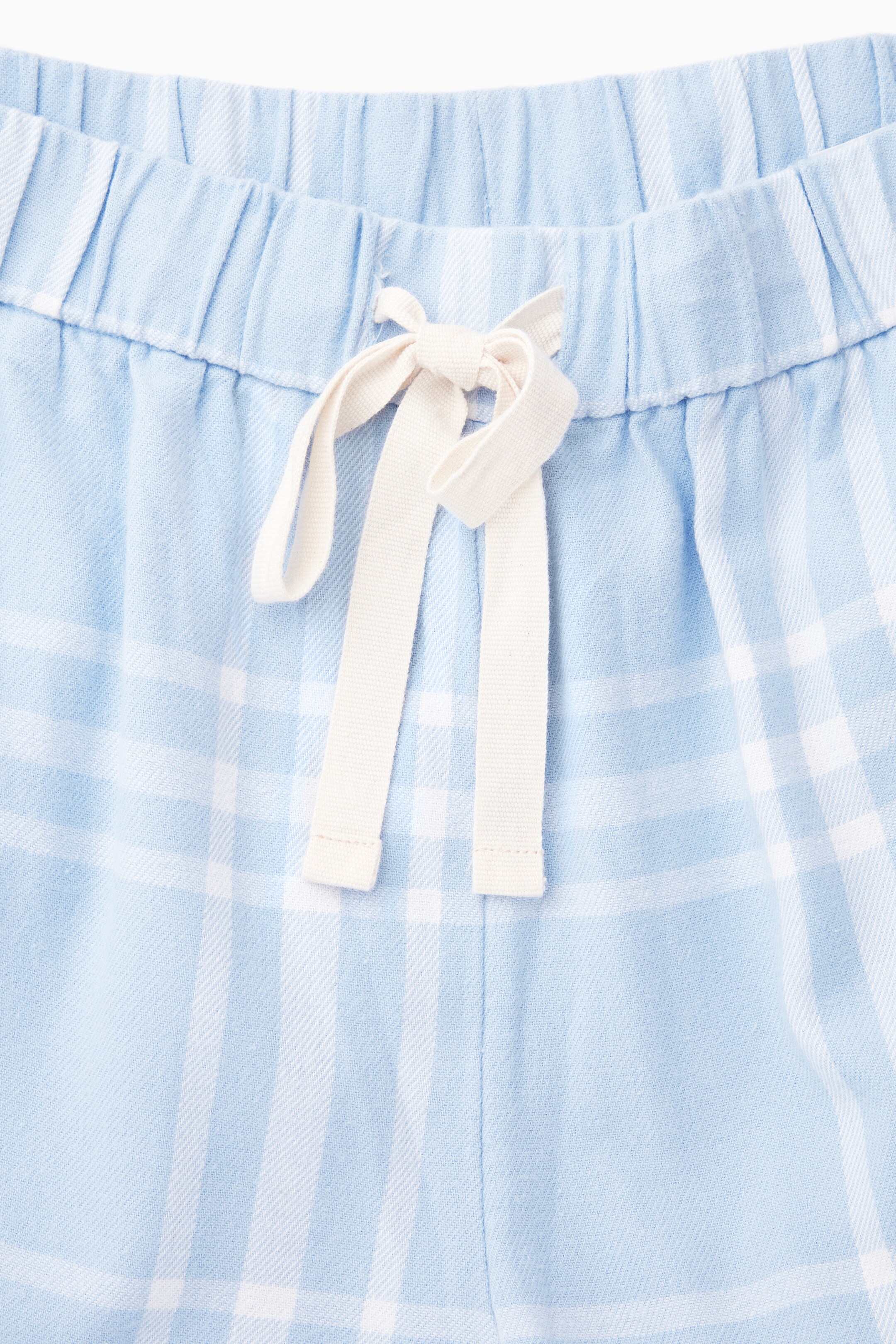 View larger image: CHECKED FLANNEL PYJAMA SET - LIGHT BLUE / WHITE / CHECKED - Ladies | H&M GB 4