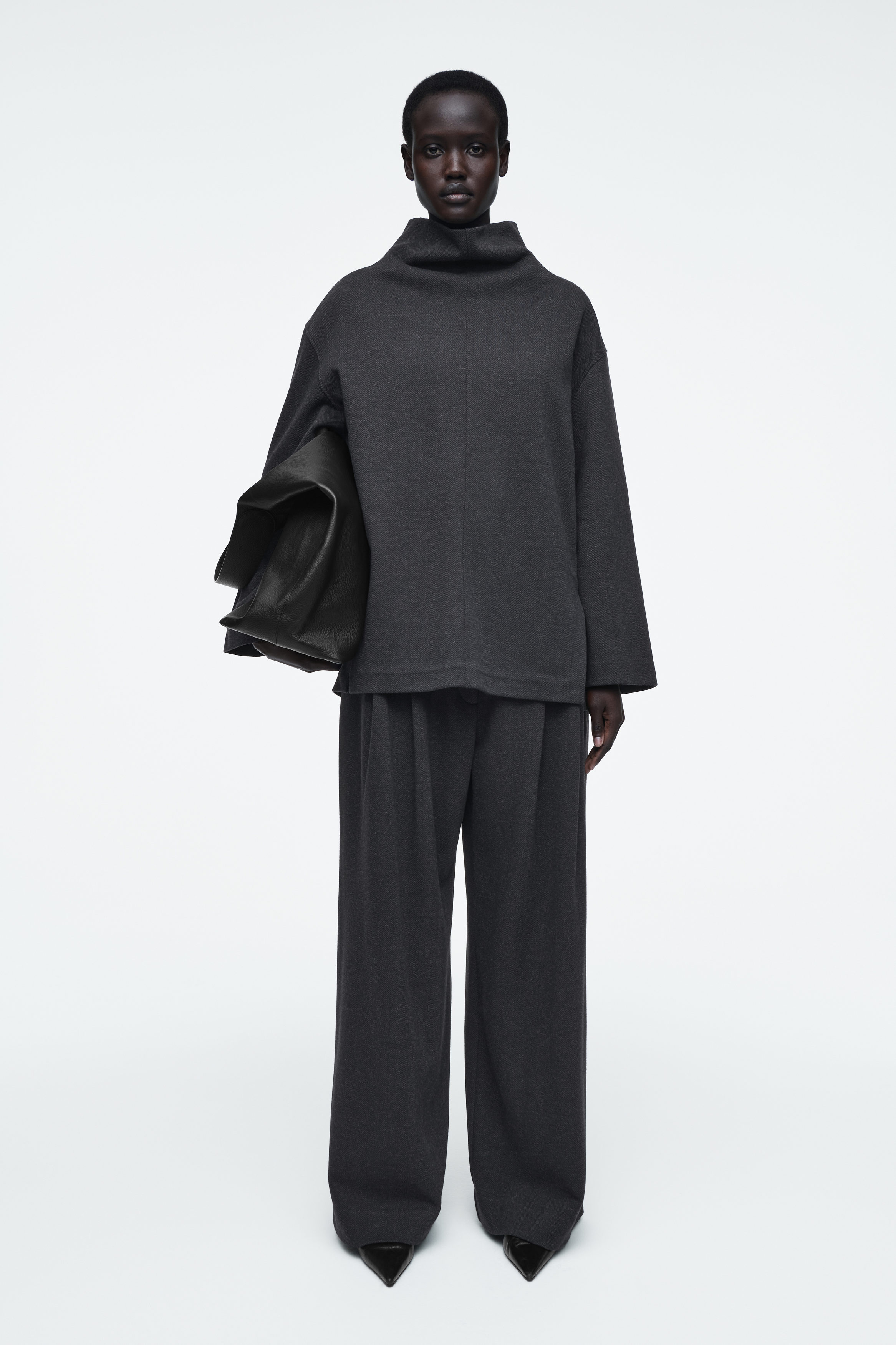 パンツ VAPORIZE Herringbone Wide Slacks VAPORIZE / Herringbone Wide Slacks