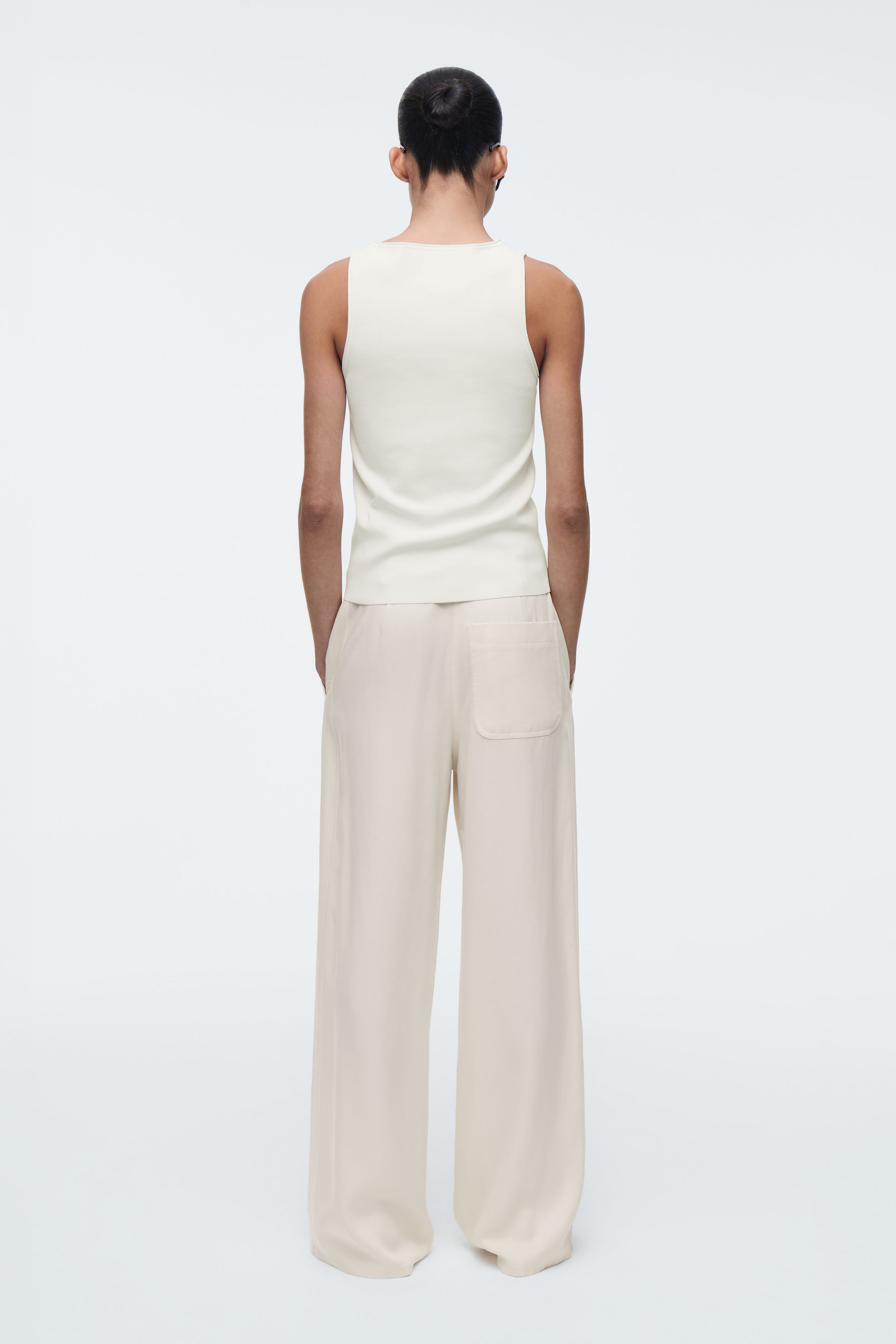 TUBULAR KNITTED TANK TOP