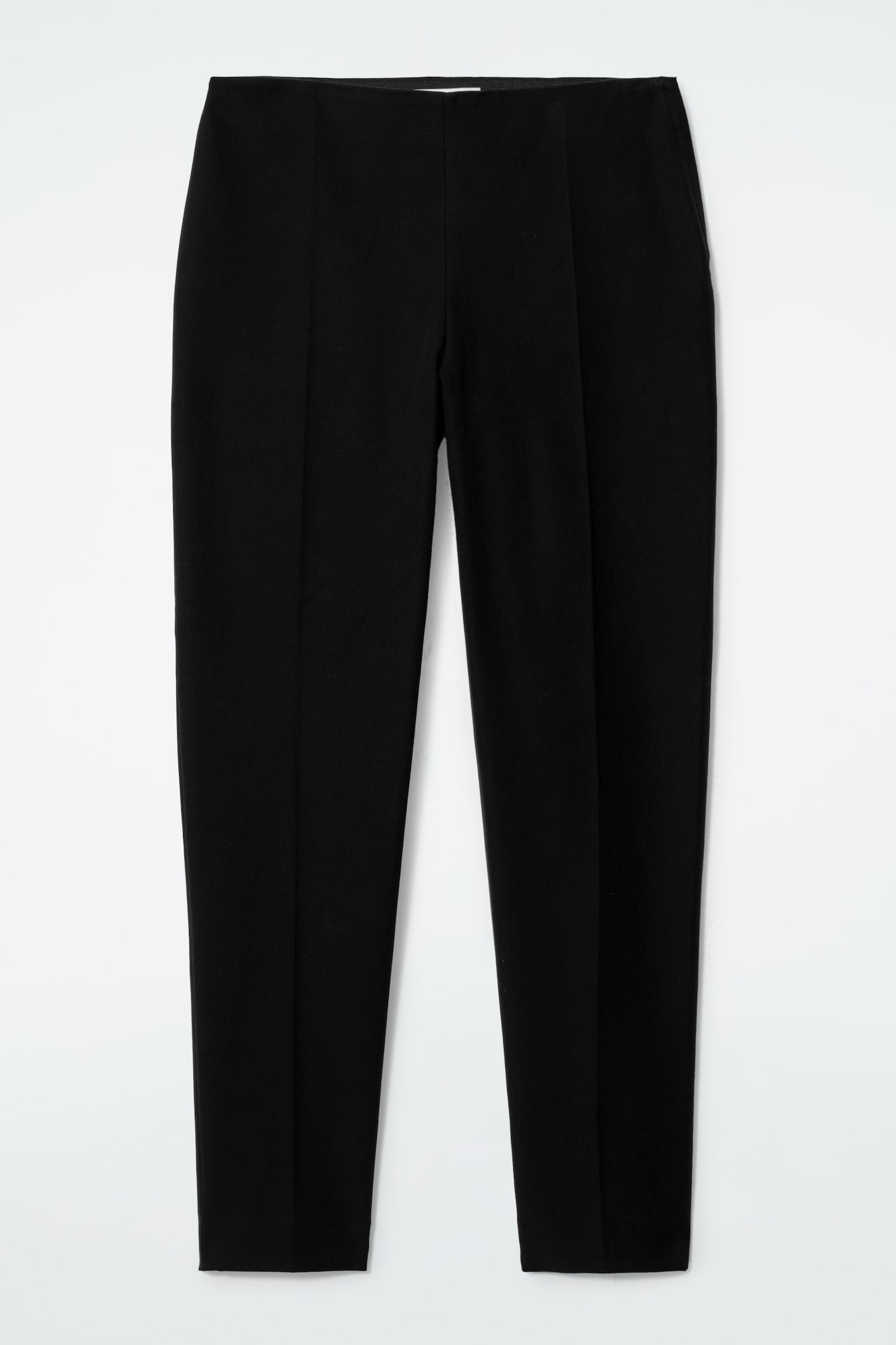 PANTALON COURT SLIM - NOIR/BRUN - 2