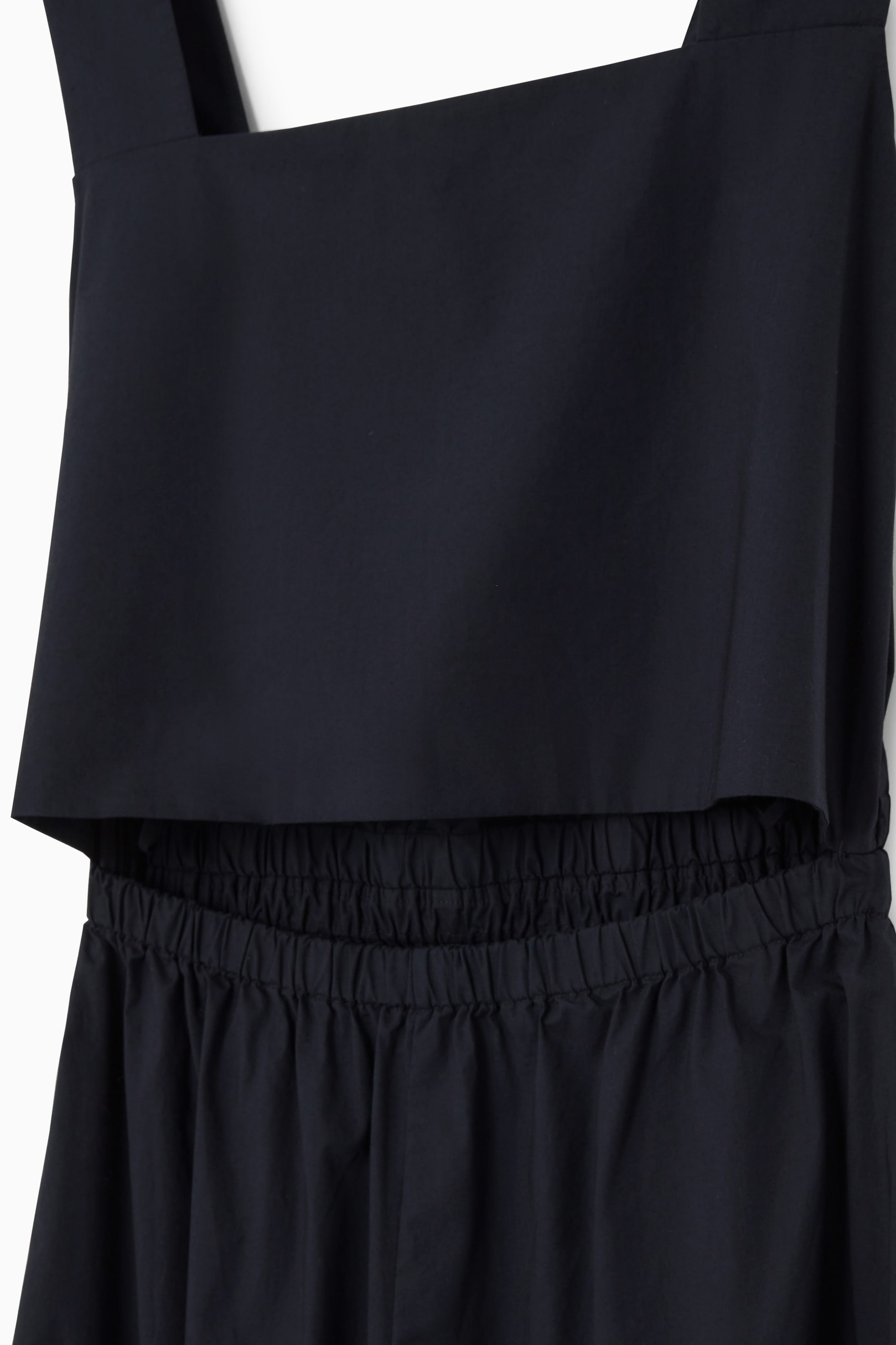 GATHERED OPEN-BACK JUMPSUIT