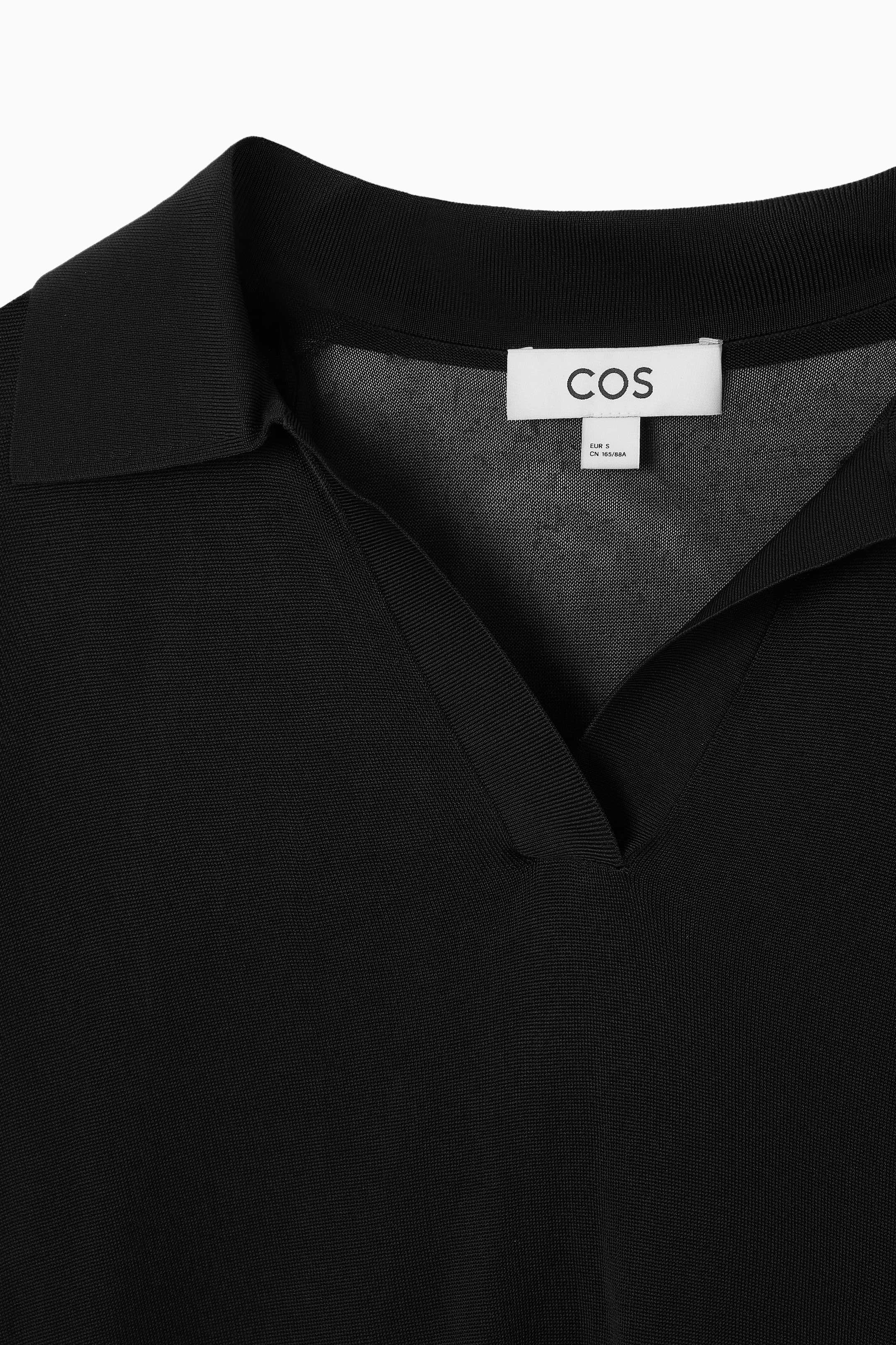 Ingrandisci l'immagine: OVERSIZED POLO SHIRT - BLACK - DONNA | H&M CH 2
