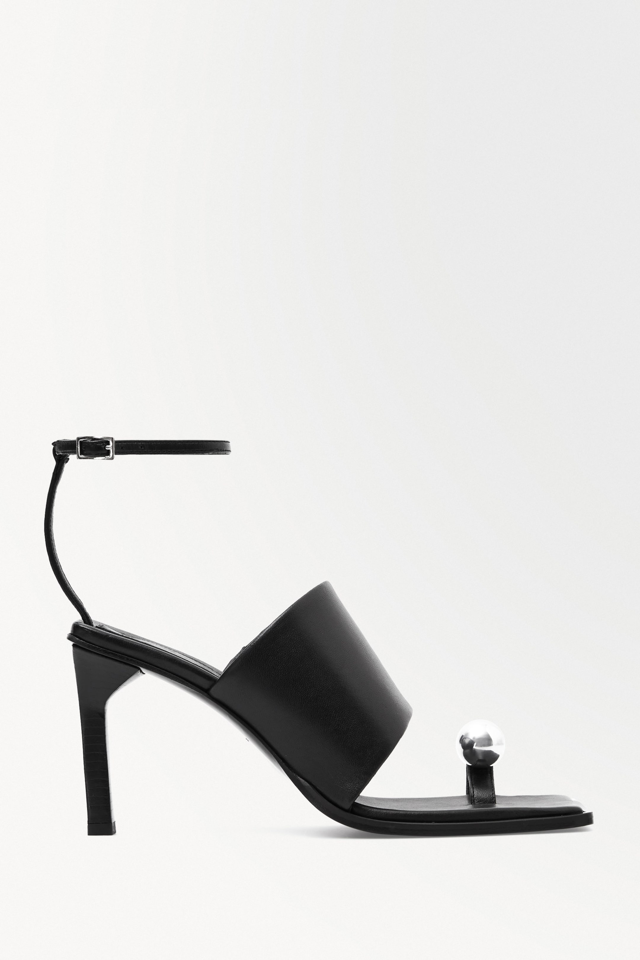 THE SPHERE HEELED SANDALS