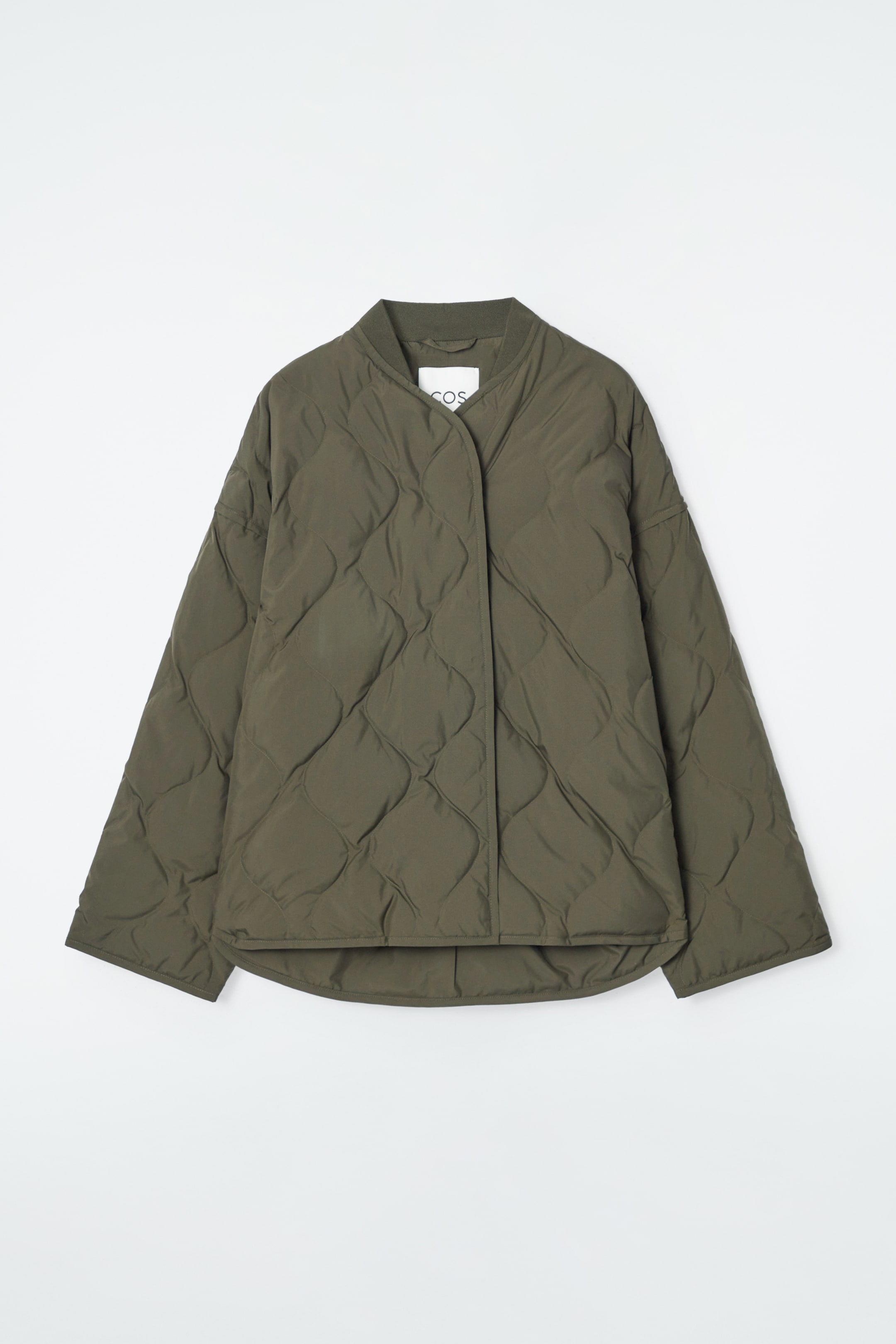 Größeres Bild ansehen: OVERSIZED-STEPPJACKE - DUNKLES KHAKI - Ladies | H&M DE 1