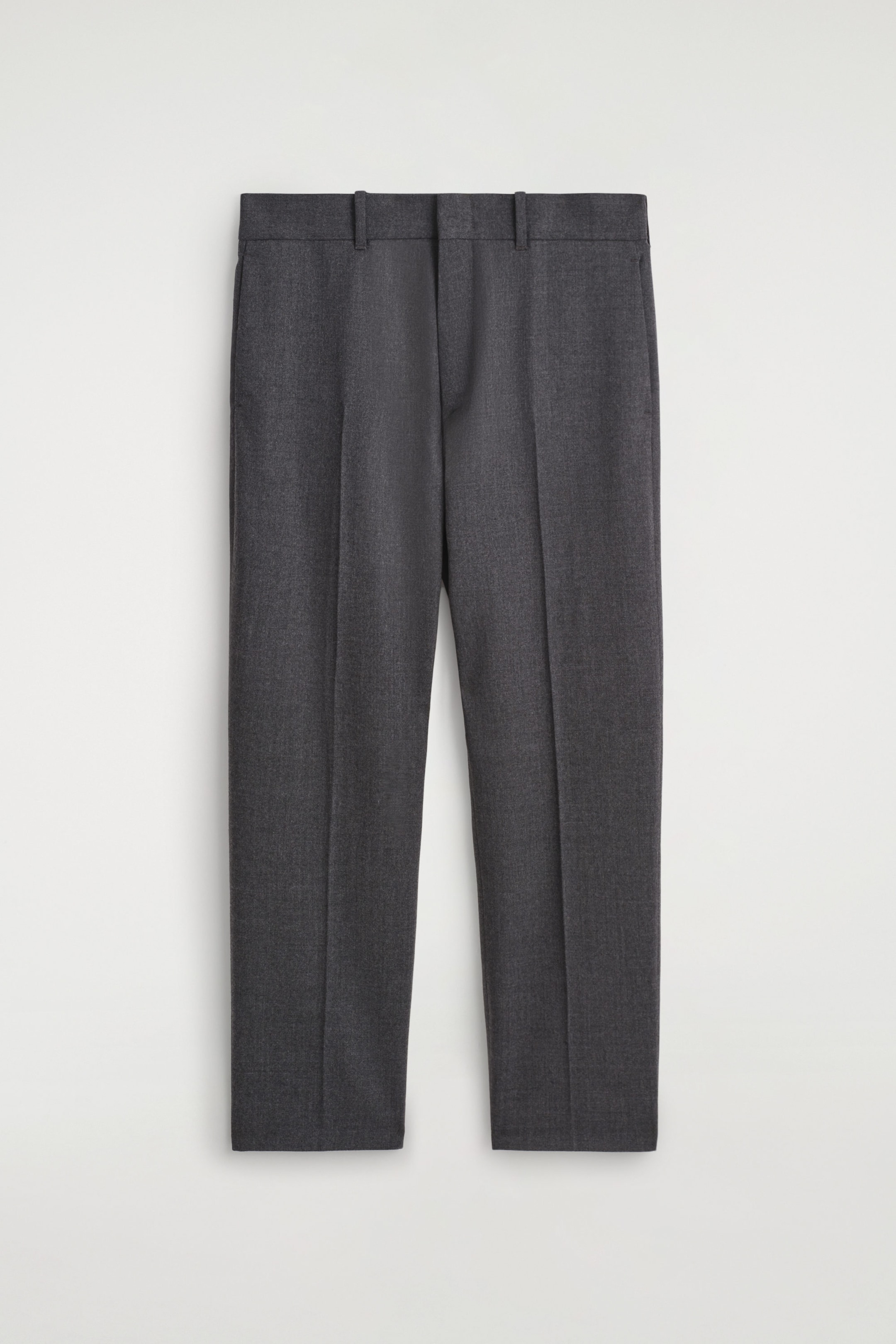 ZWĘŻANE SPODNIE Z WEŁNĄ