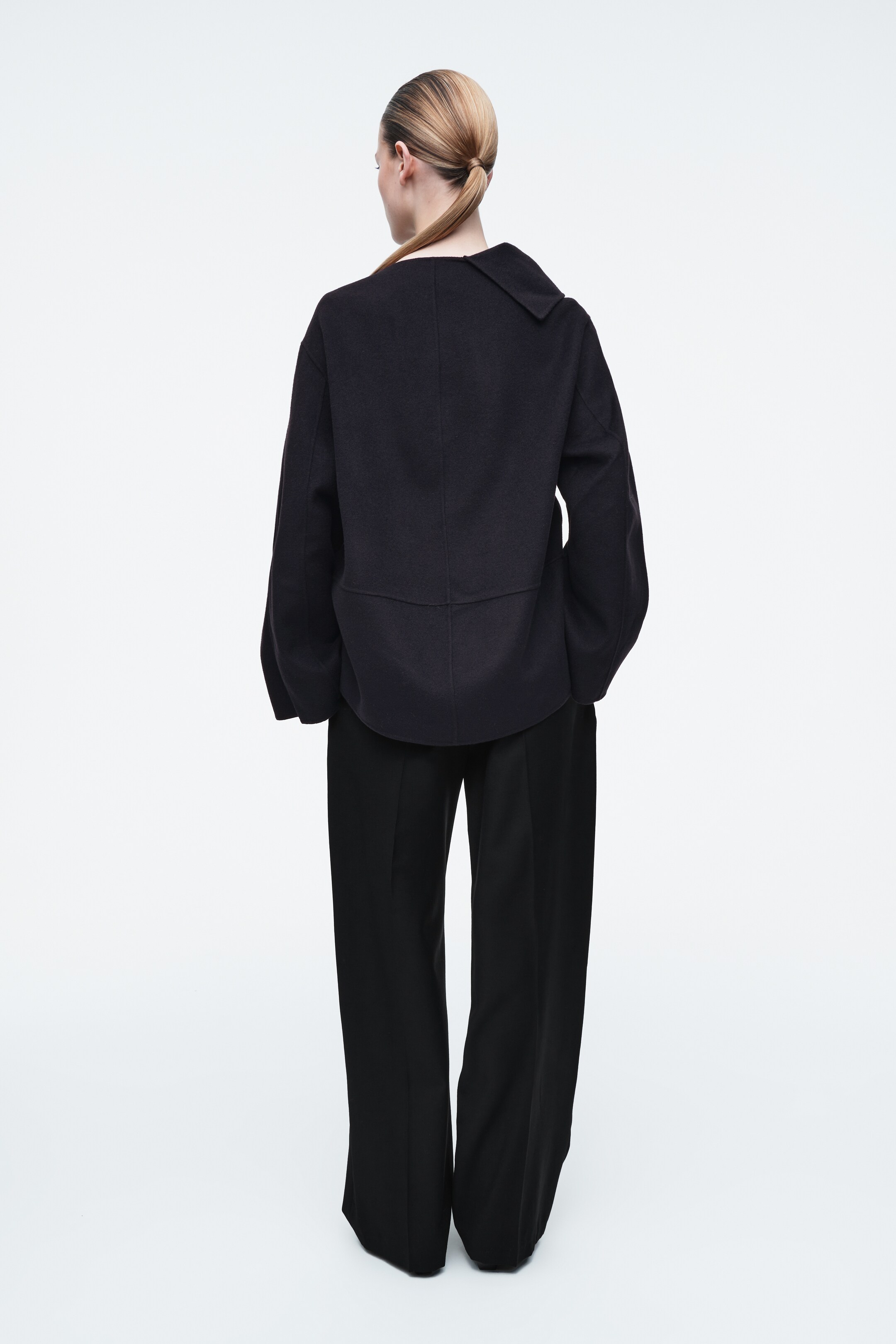 Visualizza immagine più grande: MAGLIA ASIMMETRICA IN LANA DOPPIATA - BLU NAVY - DONNA | H&M IT 6