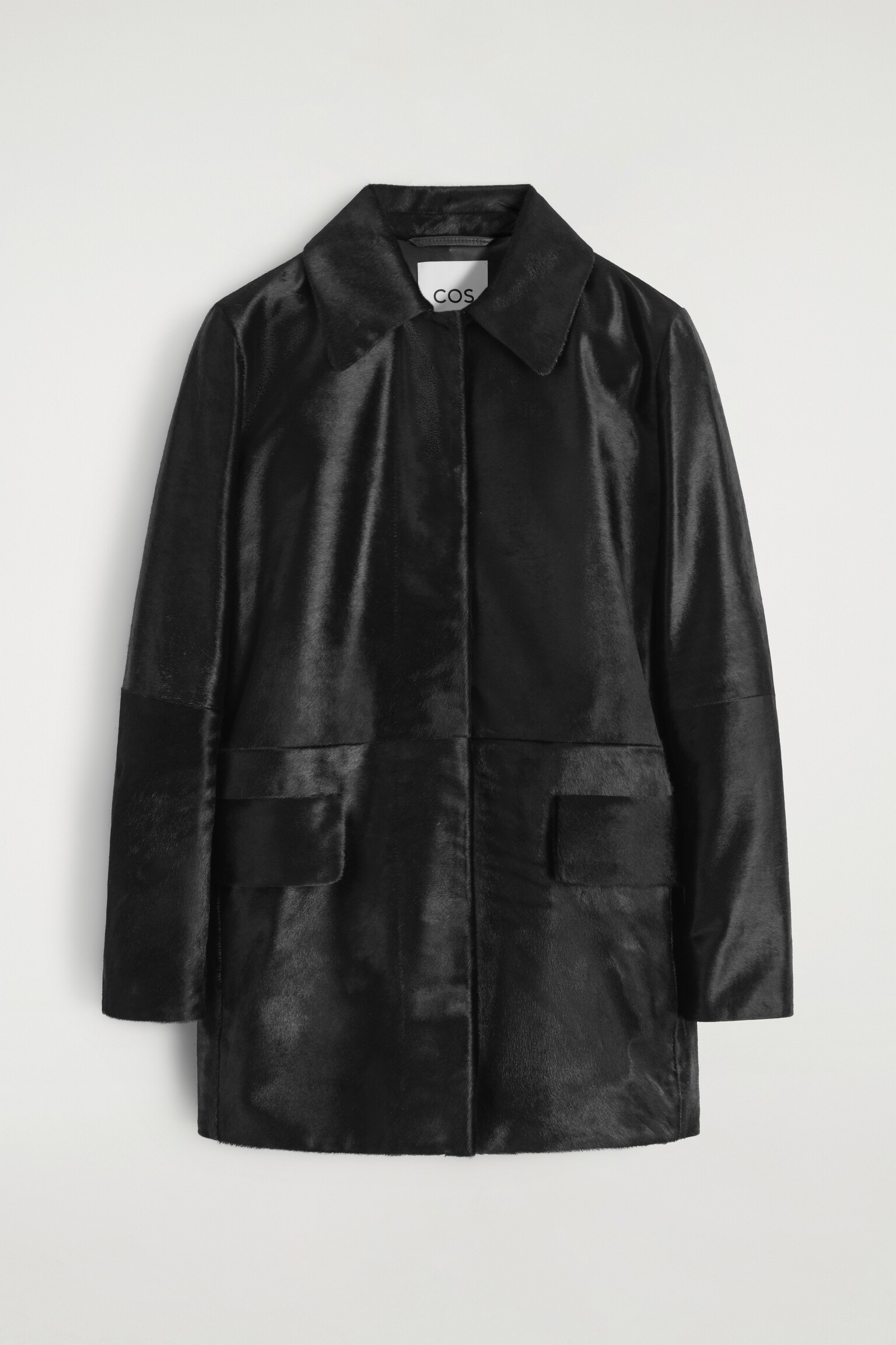 PONY HAIR JACKET - BLACK - 2