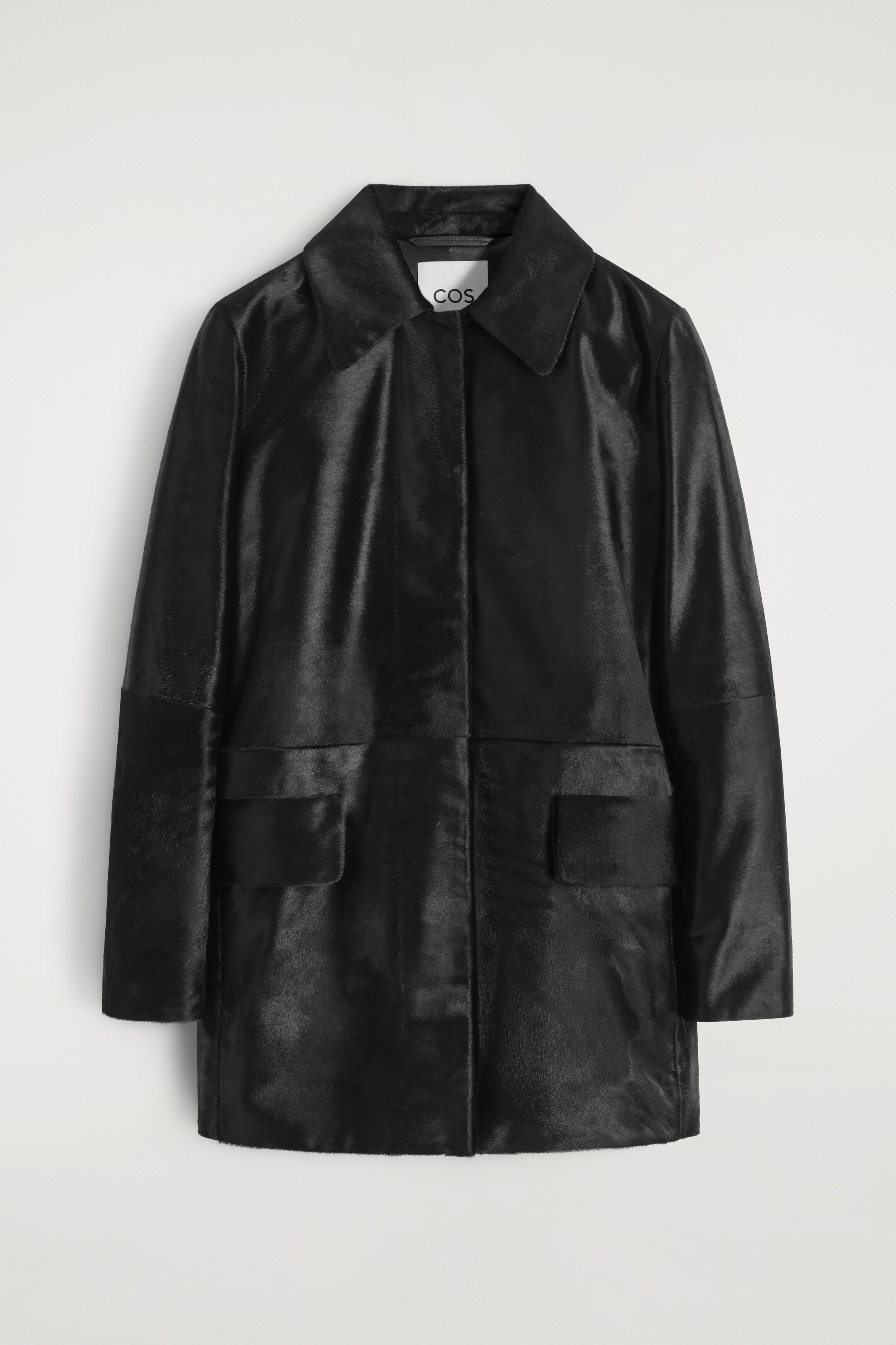 Agrandir l'image: VESTE EN CUIR POILS DE PONEY - NOIR - FEMME | H&M BE 7