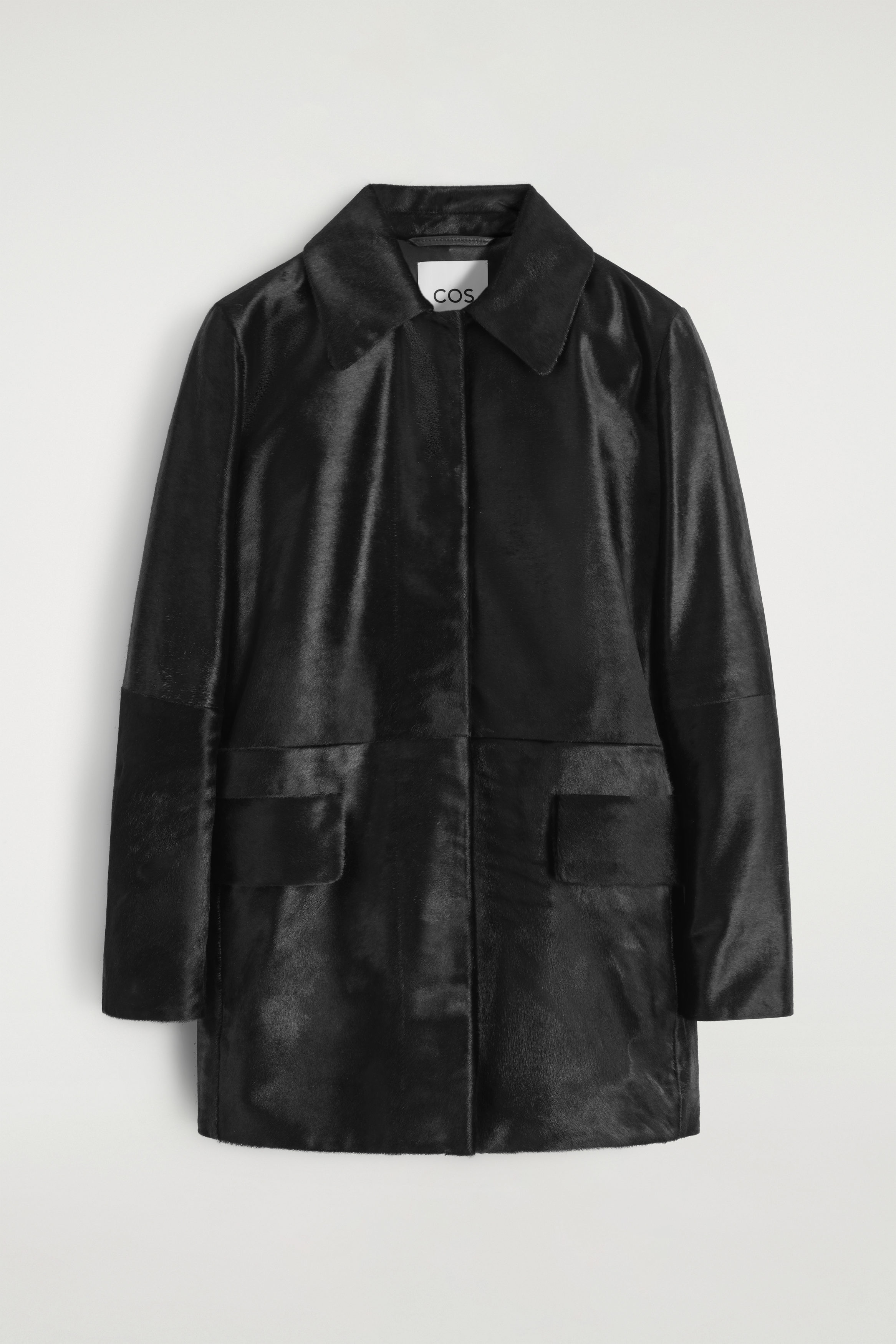 WOOL-BLEND CAPE - BLACK | COS