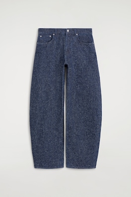 INLET BOUCLÉ CURVED-LEG JEANS — BLUE 9