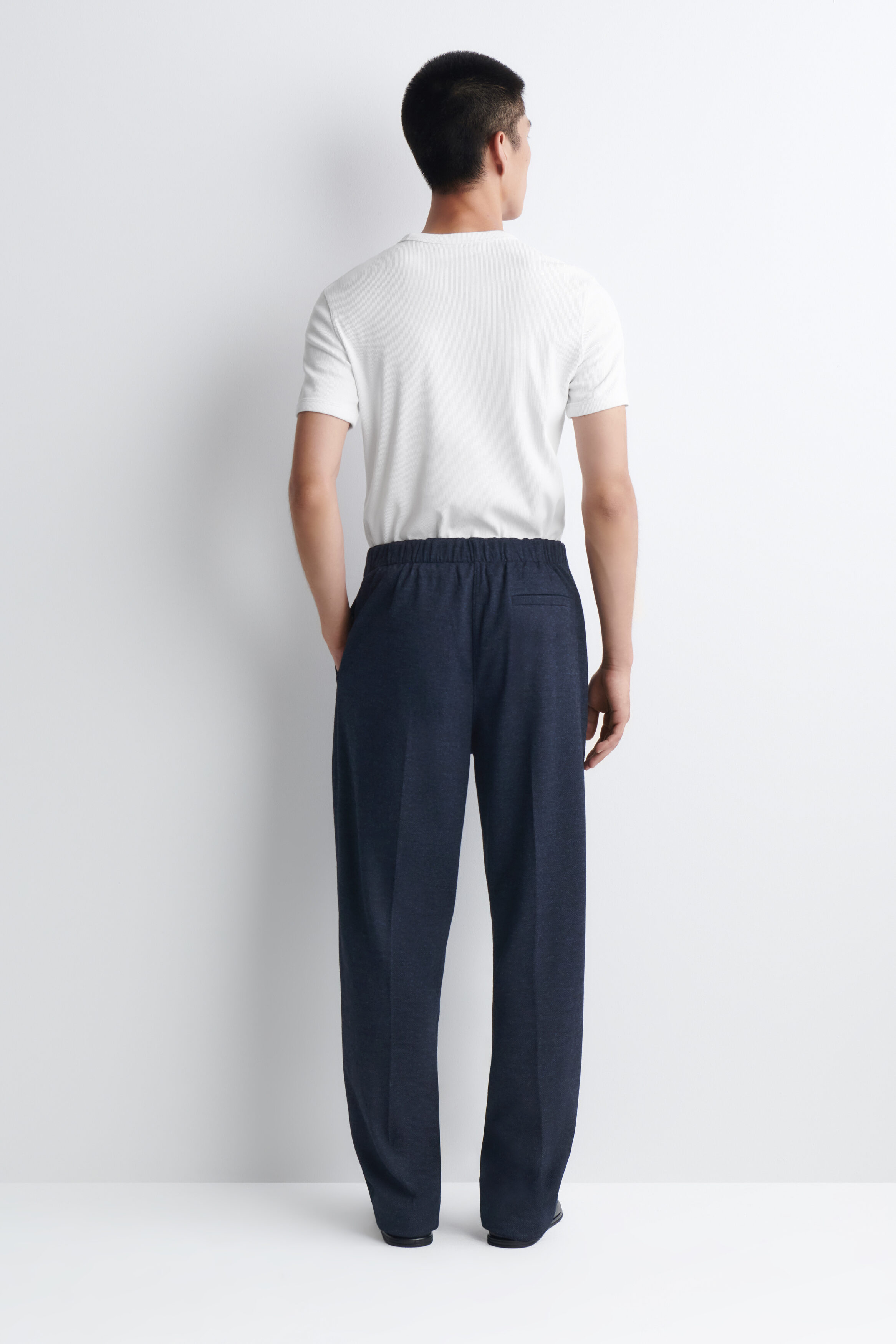 JERSEY RELAXED-FIT STRAIGHT-LEG PANTS - thumbnail 5