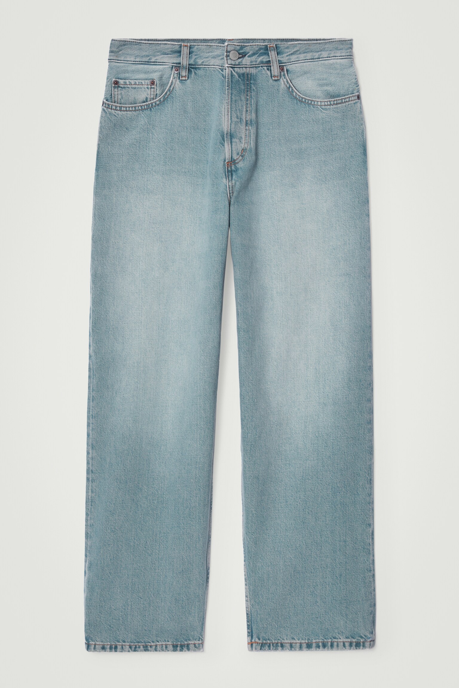 RIDER STRAIGHT-LEG JEANS - DUSTY BLUE