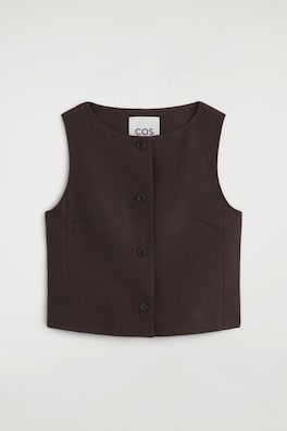 TAILORED WAISTCOAT — BROWN 7