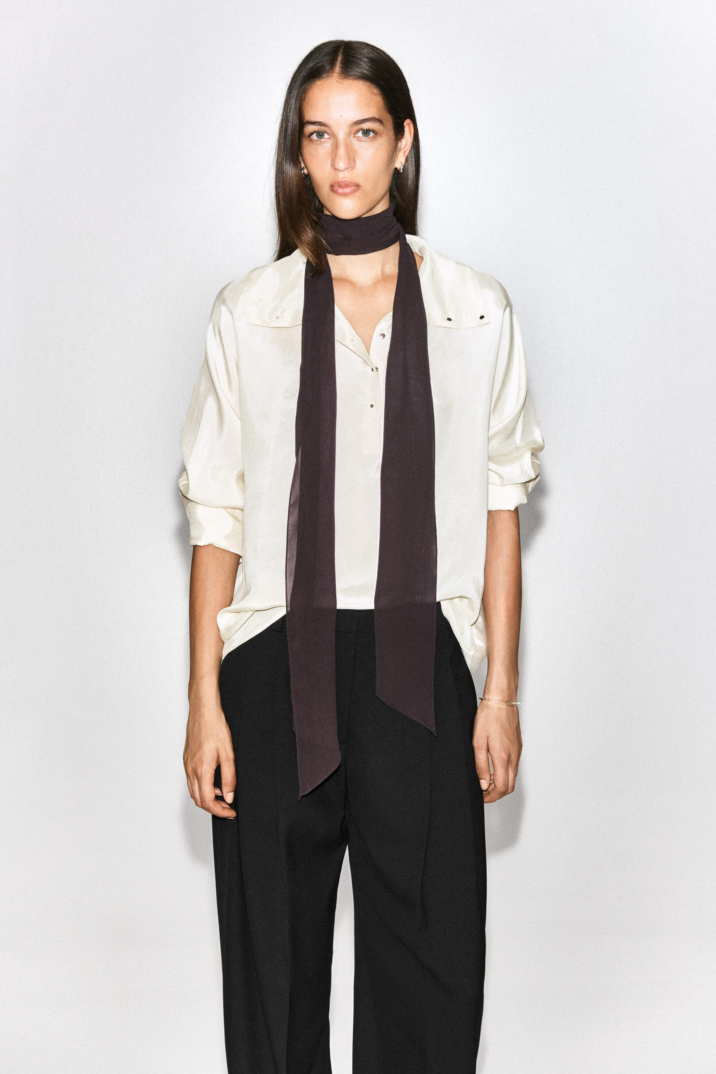 SHEER SILK SCARF - thumbnail 6