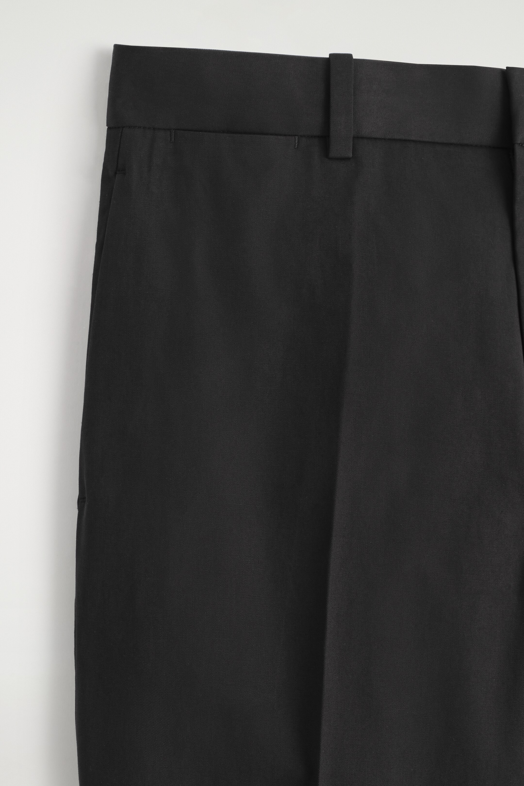 View larger image: COTTON STRAIGHT-LEG CHINOS - BLACK - Men | H&M GB 7