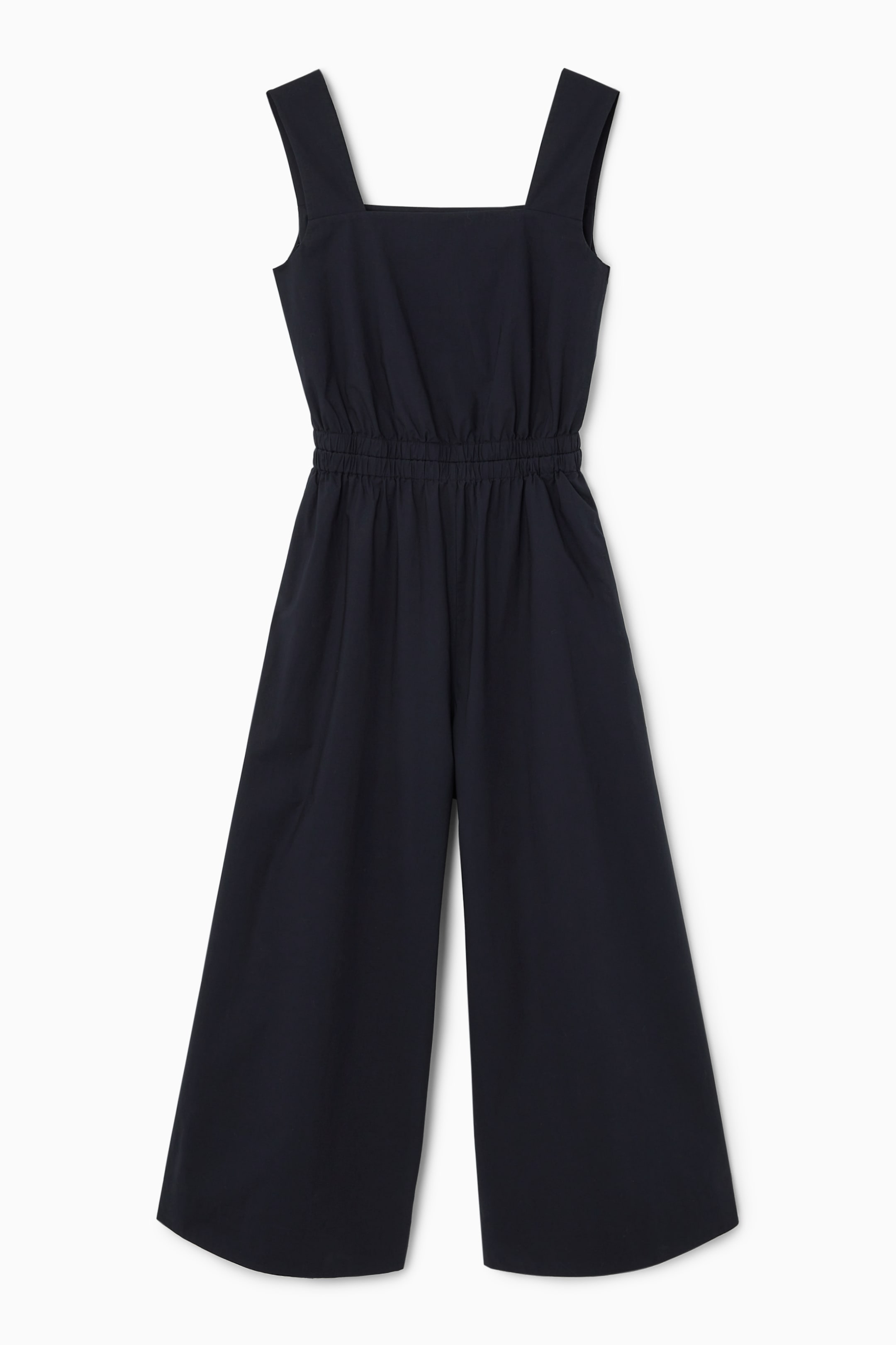 Agrandir l'image: COMBINAISON FRONCÉE DOS AJOURÉ - BLEU MARINE - FEMME | H&M CH 1