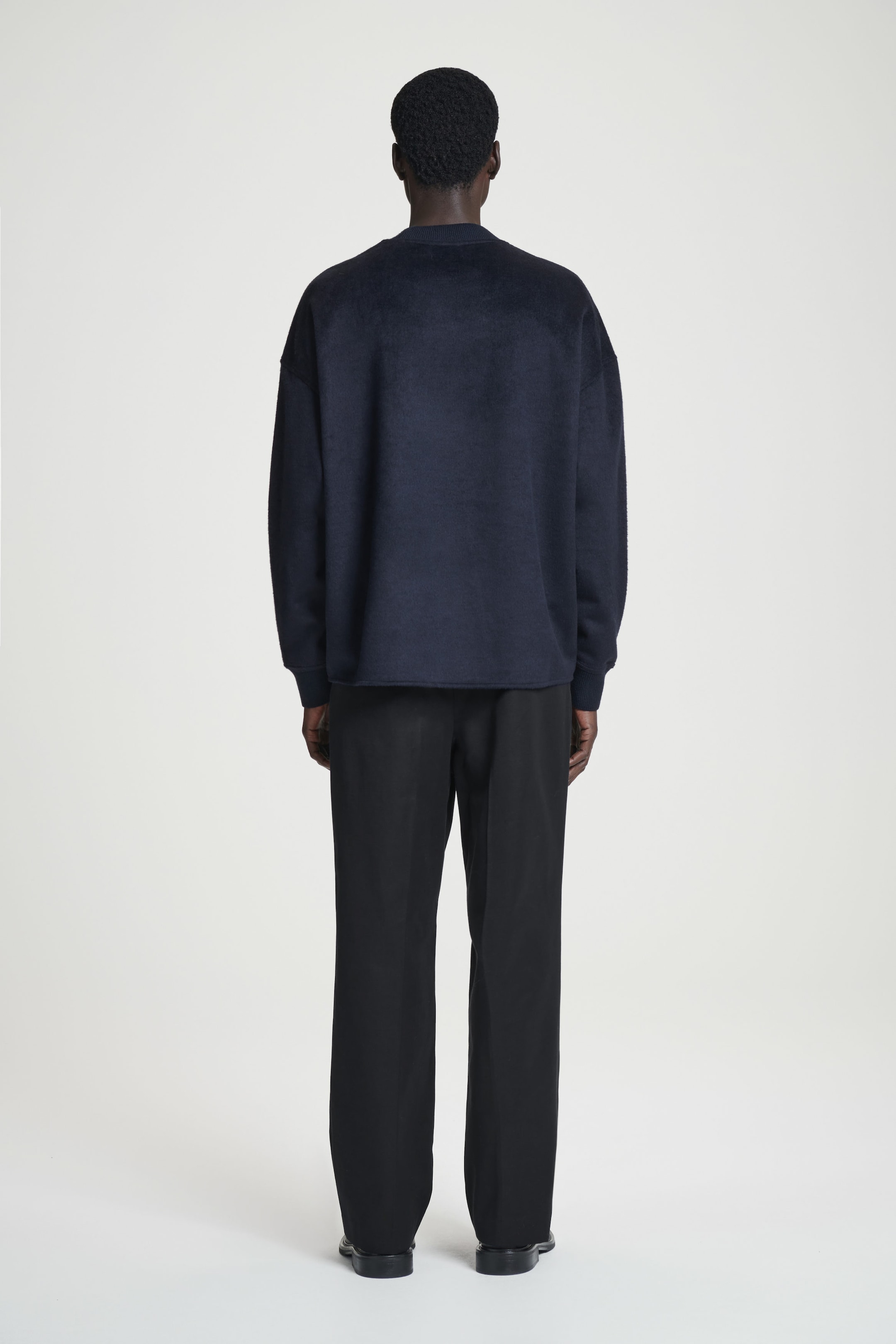 OVERSIZED MERINO-WOOL JERSEY JUMPER