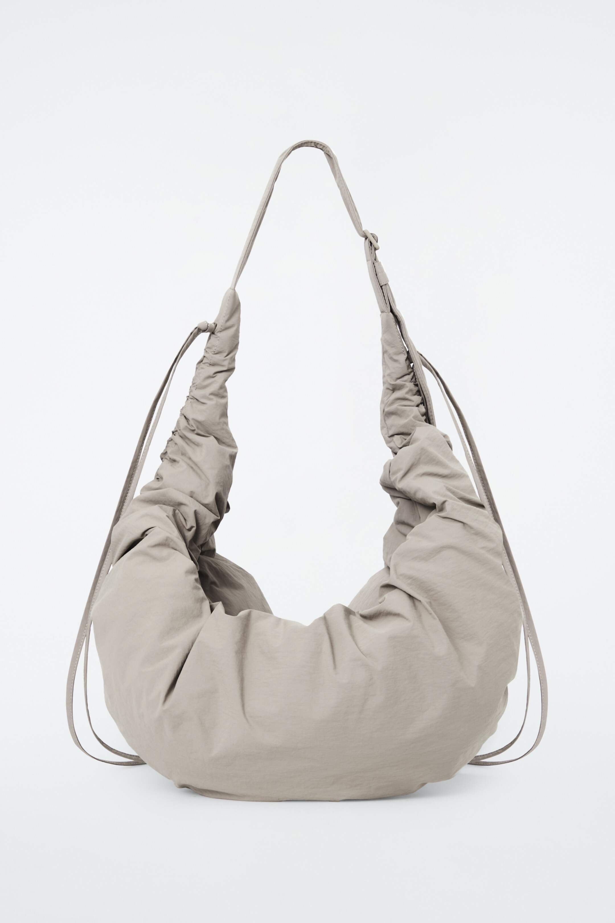 Agrandir l'image: SAC BANDOULIÈRE OVERSIZE CANOPY - NYLON - GRÈGE - FEMME | H&M CH 1