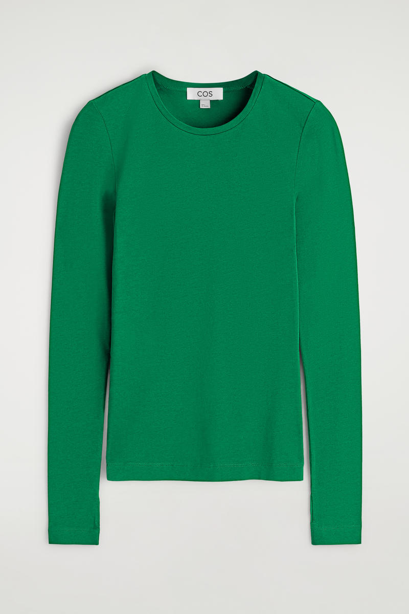 Cotton Long-Sleeved Top