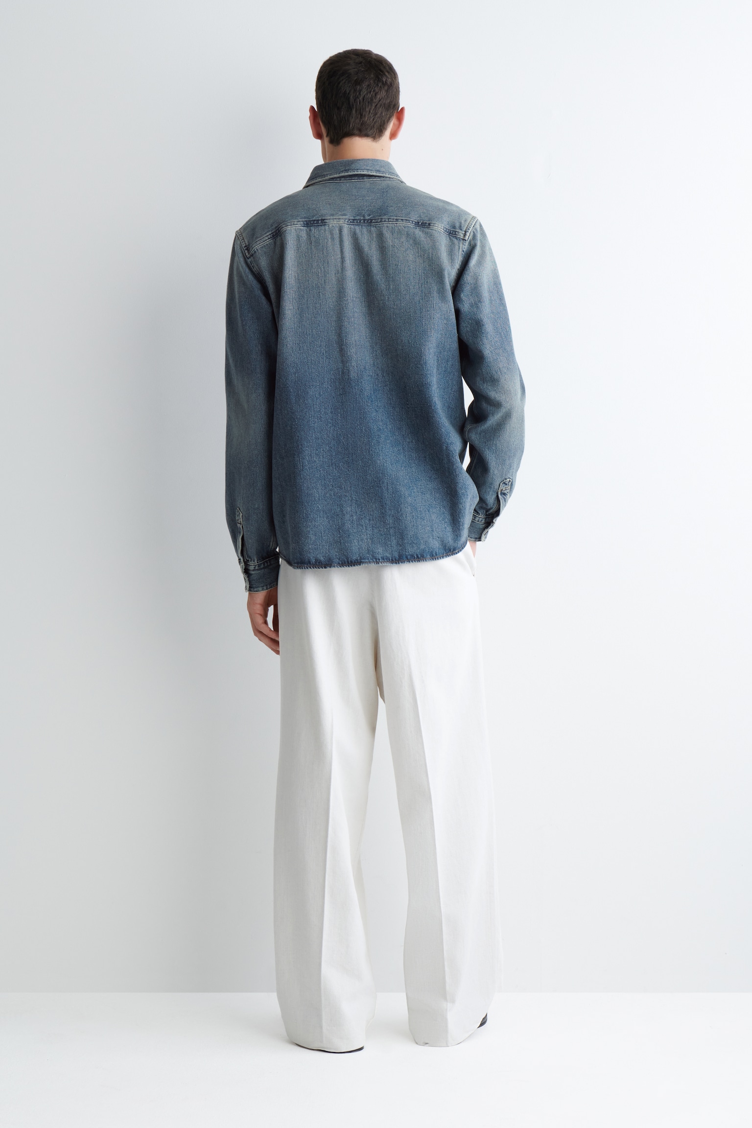JEANSHEMD - BLAUE WASCHUNG/Dunkelblau - 5