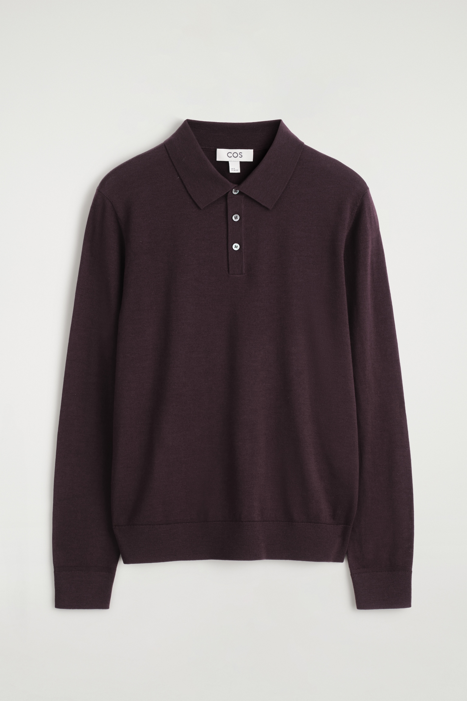 POLO SLIM EN LAINE MÉRINOS - BORDEAUX/BLEU MARINE/NOIR - 2