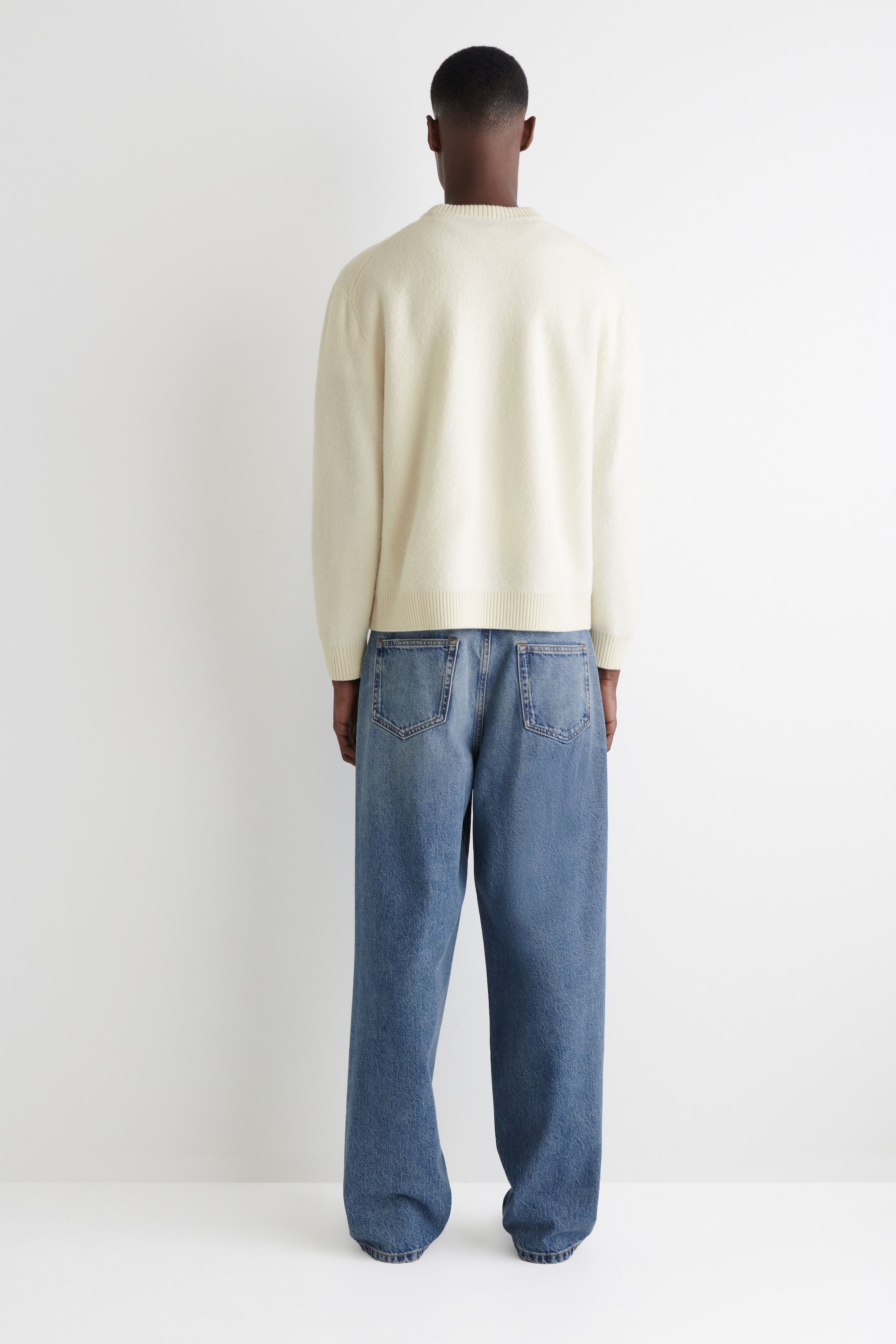 Grösseres Bild ansehen: RUNDHALSPULLOVER AUS KOCHWOLLE - ECRU - HERREN | H&M CH 5